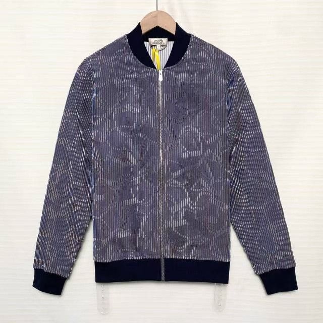 Hermes Hermès Striped Jacquard Jacket Size US M / EU 48-50 / 2 - 1 Thumbnail