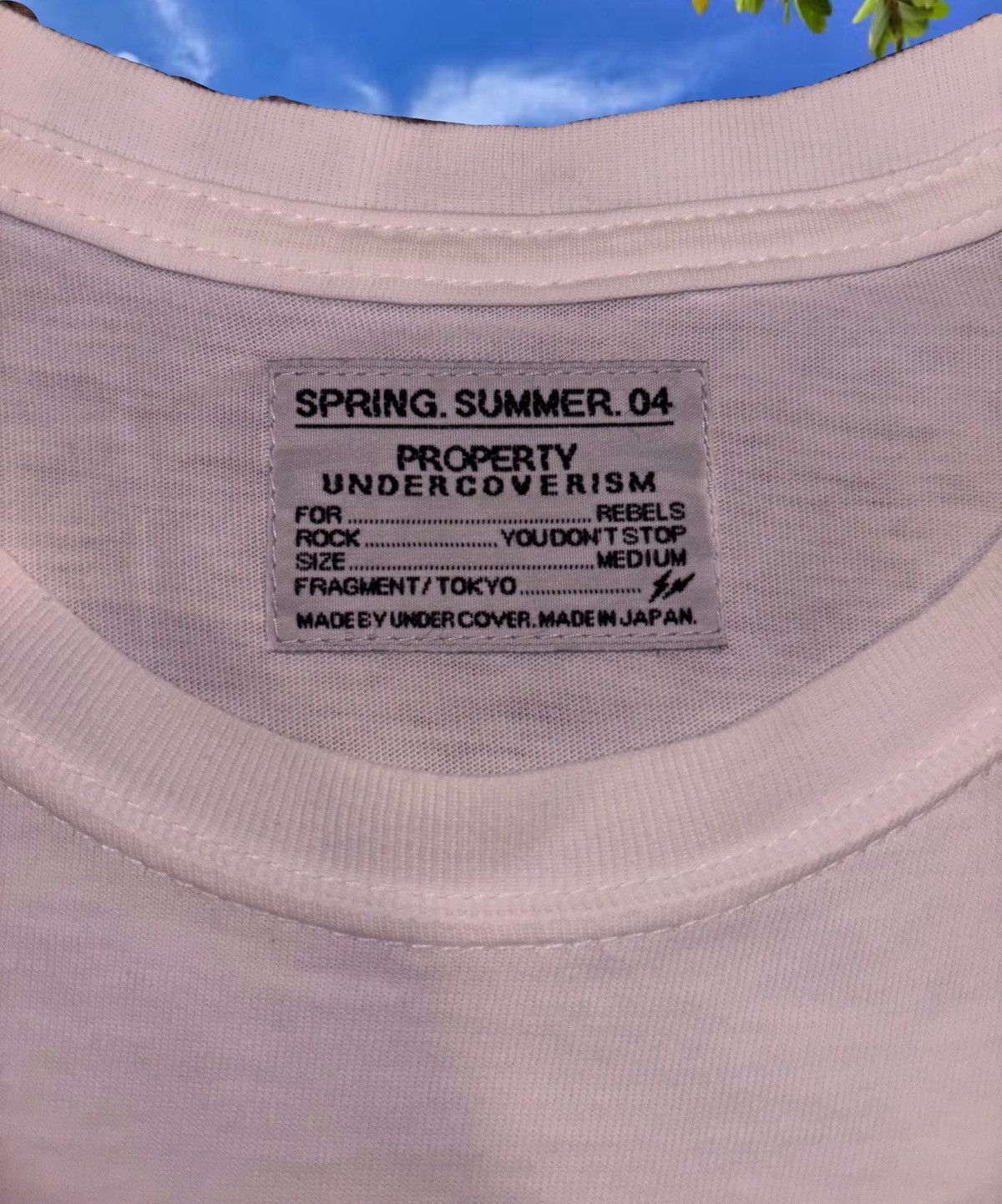 Fragment Design × Undercover SS04 Undercover x Fragment “amatuer’s use?” White Tee Size US M / EU 48-50 / 2 - 4 Thumbnail