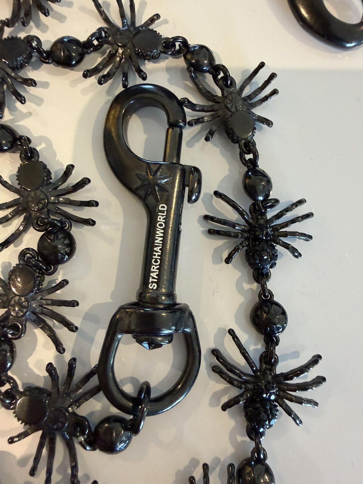 Other StarChain World rhinestone black spider wallet chain Size ONE SIZE - 4 Thumbnail