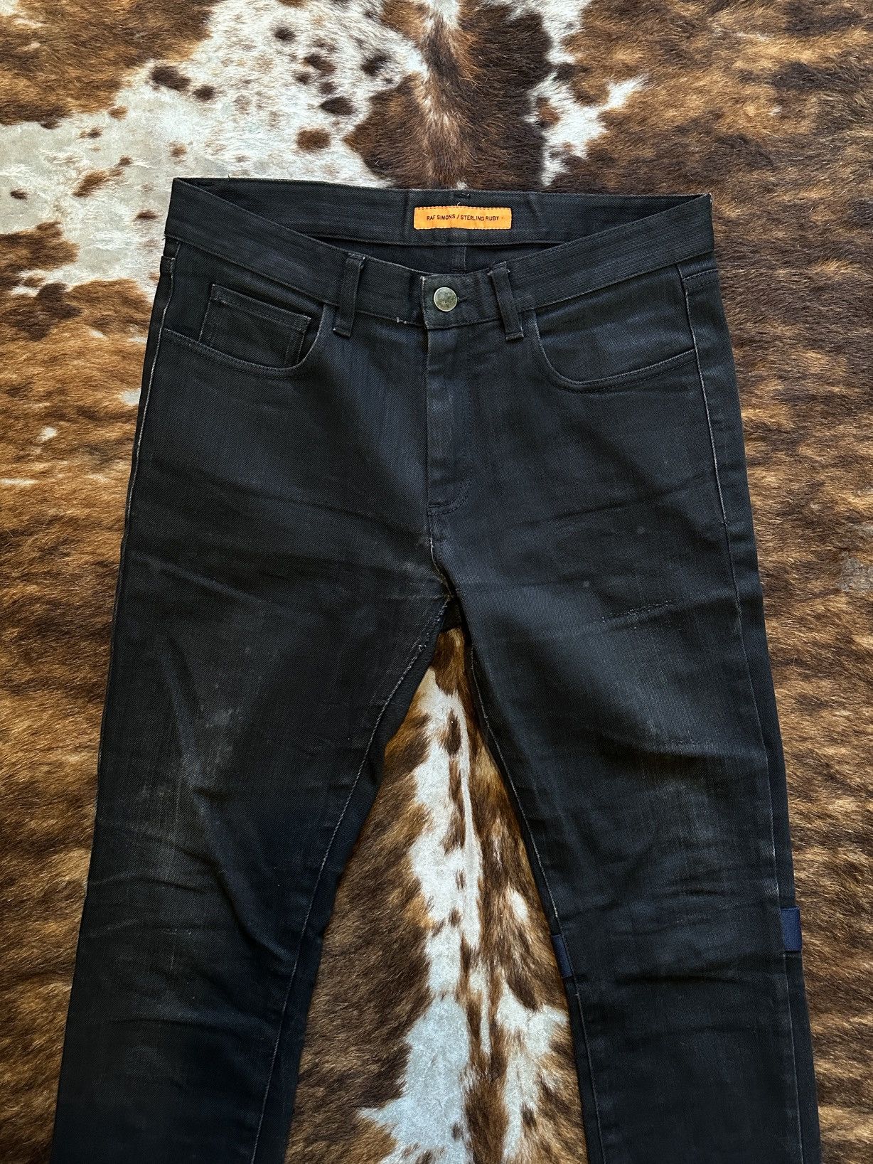 Raf Simons Raf Abus Lang Denim Pants Size US 32 / EU 48 - 2 Thumbnail