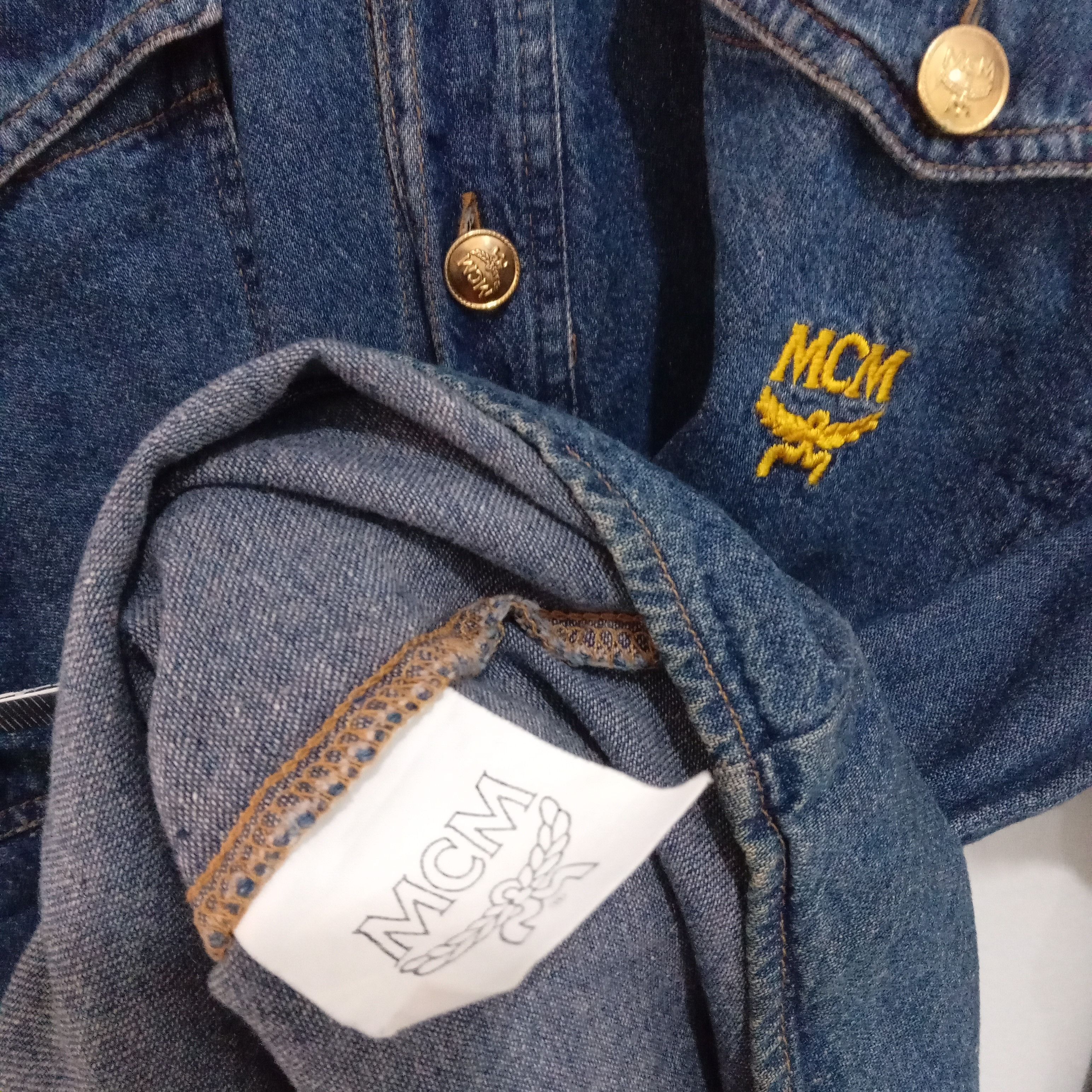 MCM × Vintage Vintage MCM denim shirt Size US L / EU 52-54 / 3 - 8 Thumbnail