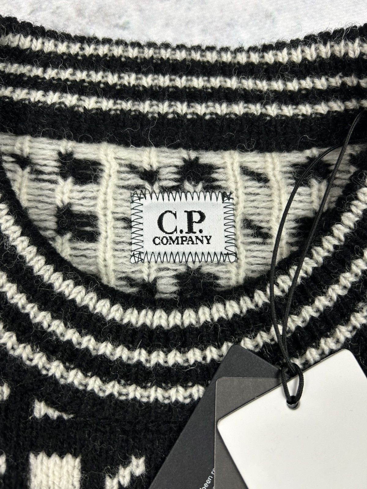 C.P. Company C.P. Company Wool Jacquard Crew Knit Size US M / EU 48-50 / 2 - 4 Thumbnail