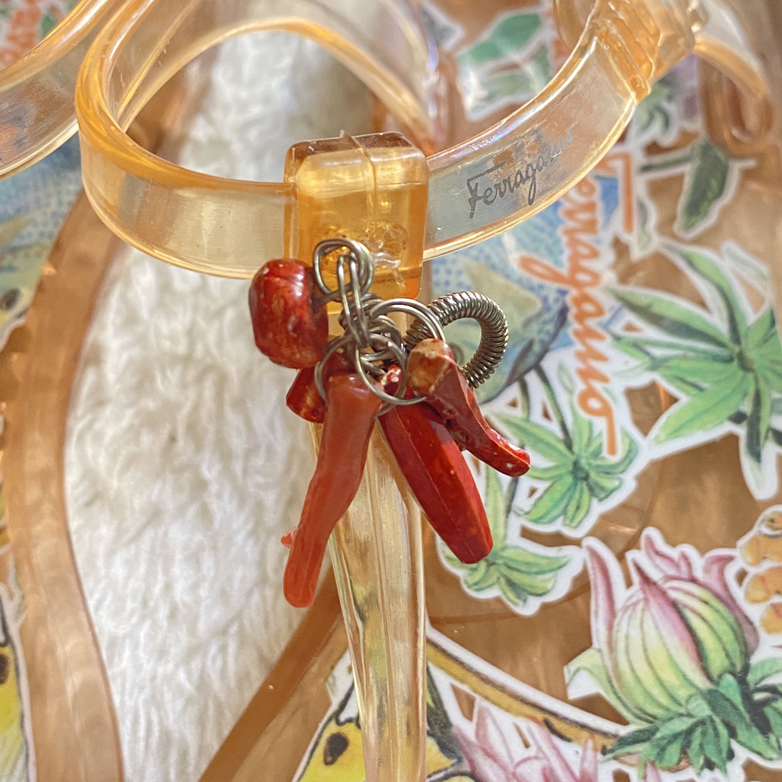 Salvatore Ferragamo Salvatore Ferragamo Jelly Thong Sandals - Size 7 Size US 7 / IT 37 - 9 Thumbnail