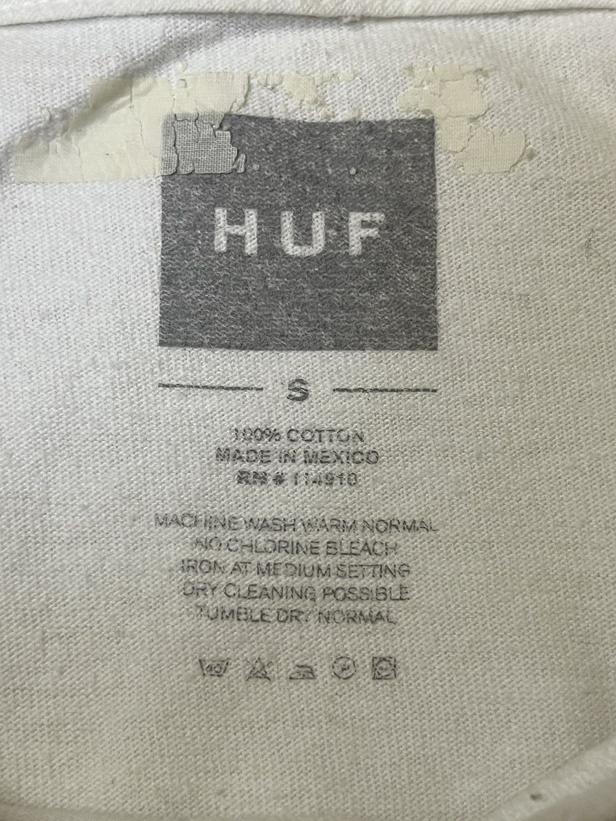 Fuck The Population × Huf HUF skateboard embroidery logo tee shirt Size US S / EU 44-46 / 1 - 12 Thumbnail