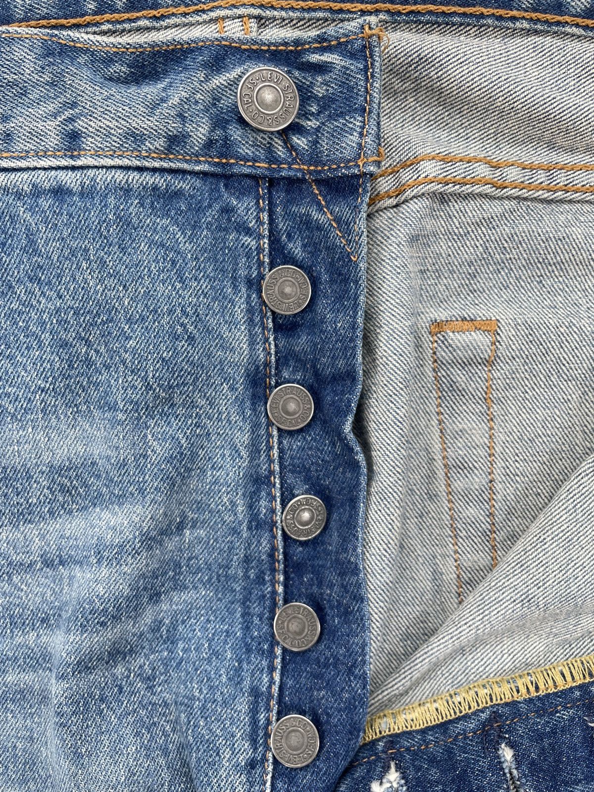 Levi's Levis 501 Stretch Jeans (P58) Size US 41 - 9 Thumbnail