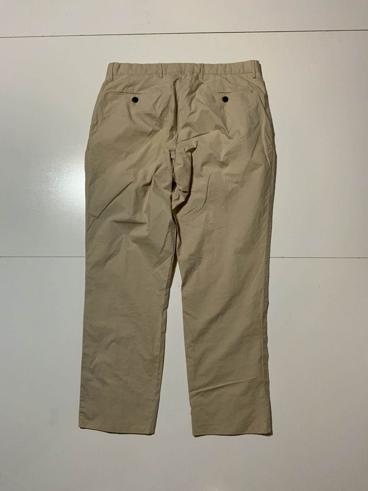Burberry Burberry London Khaki Golf Performance Flat Front Pants Size US 32 / EU 48 - 2 Thumbnail