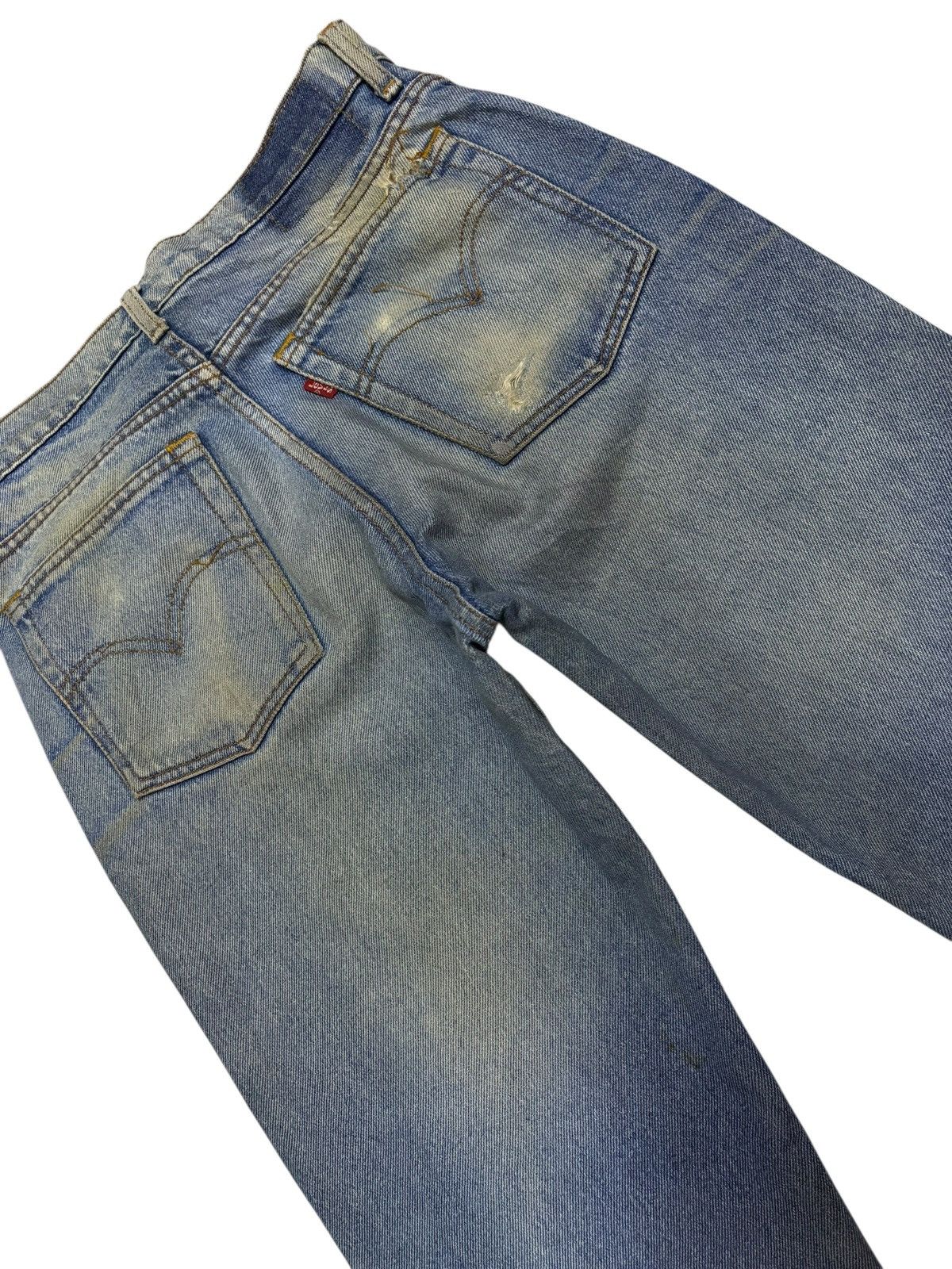 Levi's Vtg 80s Levis 515 Distressed Mud Wash Jeans Size US 29 - 8 Thumbnail