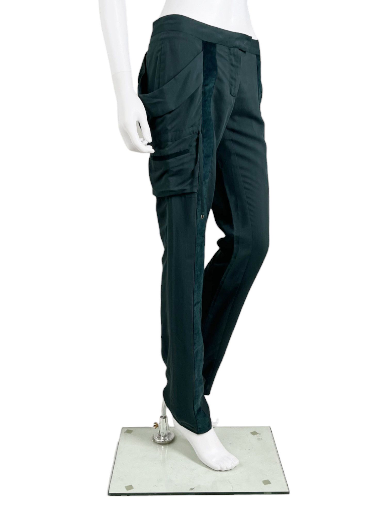 Roberto Cavalli F/W 2011 Viscosa Green Pants Size 27" / US 4 / IT 40 - 3 Thumbnail
