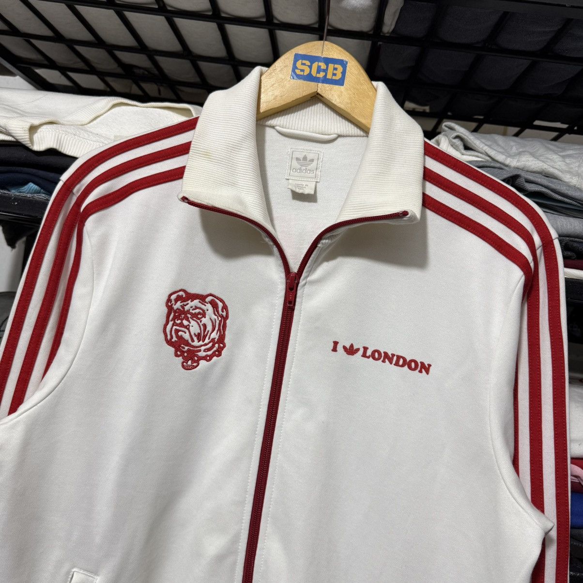 Vintage Vintage y2k adidas i love london track top Size US M / EU 48-50 / 2 - 2 Thumbnail