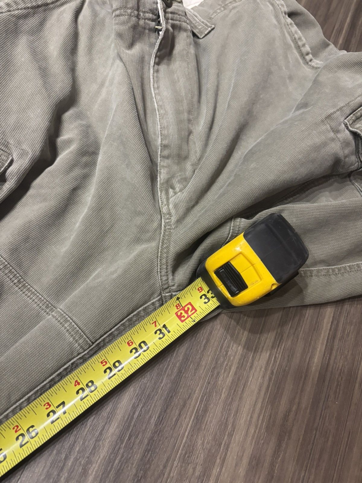 Abercrombie & Fitch VTG Y2K Abercrombie And Fitch Baggy Cargo Pants 36x32 Green Size US 36 / EU 52 - 4 Thumbnail
