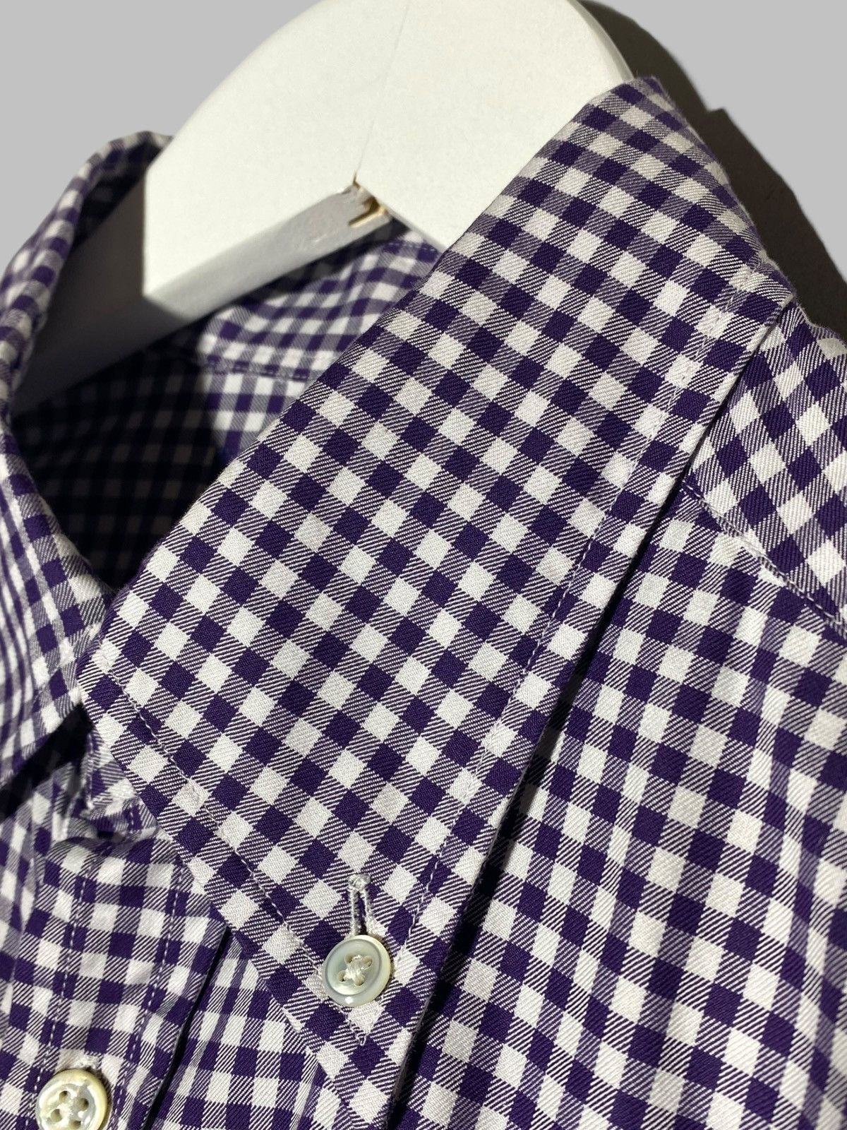 Ralph Lauren × Ralph Lauren Purple Label 🔥 RALPH LAUREN PURPLE LABEL GINGHAM Y2K MADE IN ITALY VIBE Size US M / EU 48-50 / 2 - 10 Thumbnail
