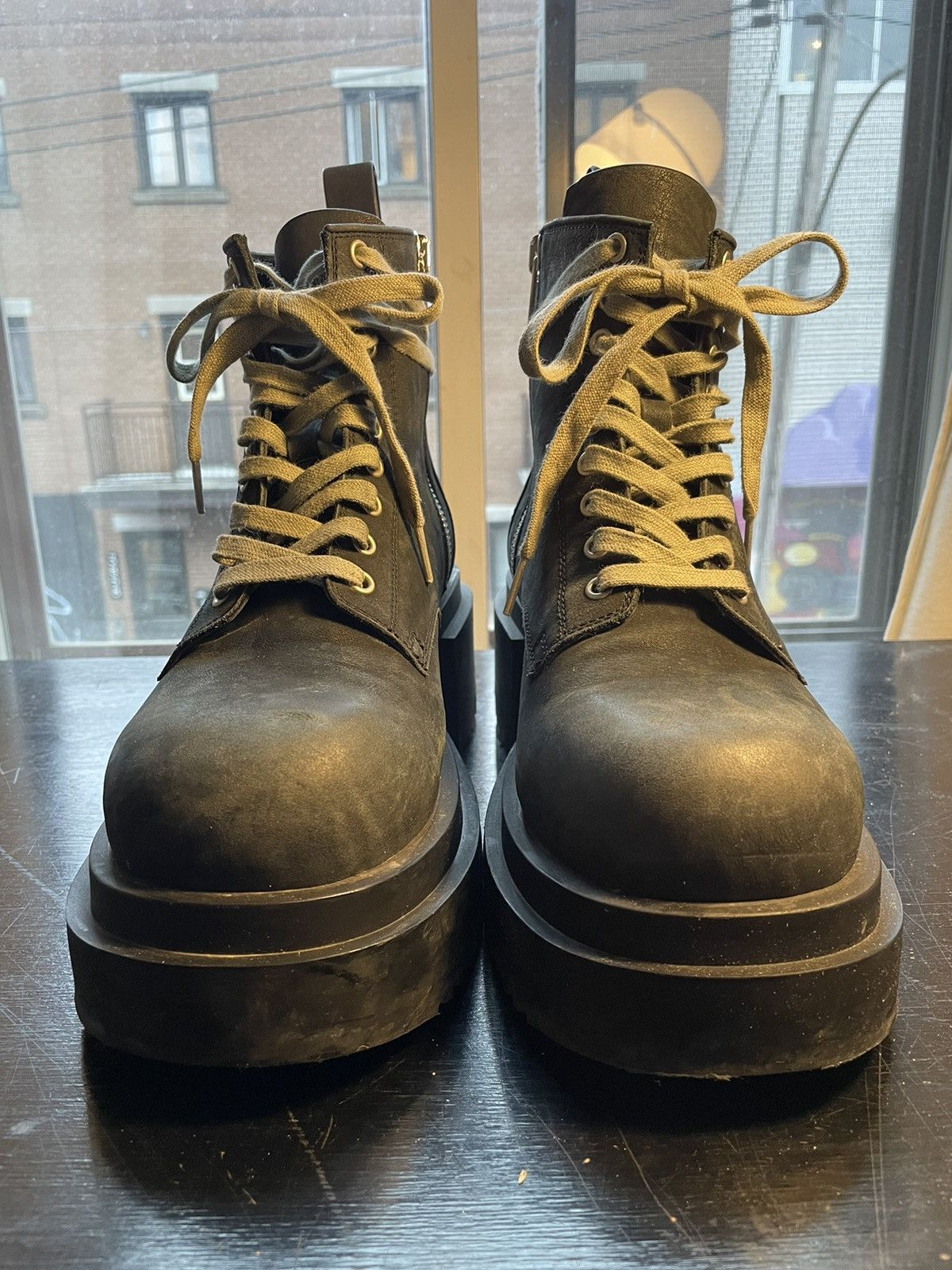 Rick Owens Rick Owen’s Bogun Army Boots Size US 9 / EU 42 - 3 Thumbnail