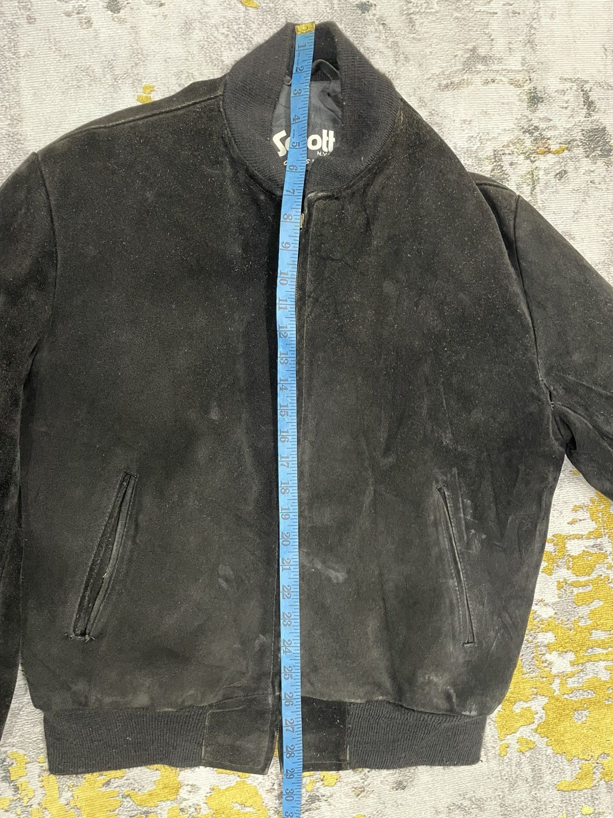 Schott Rare🔥90’S Schott Suede Leather Bomber Jacket Size 42 Size US L / EU 52-54 / 3 - 11 Thumbnail