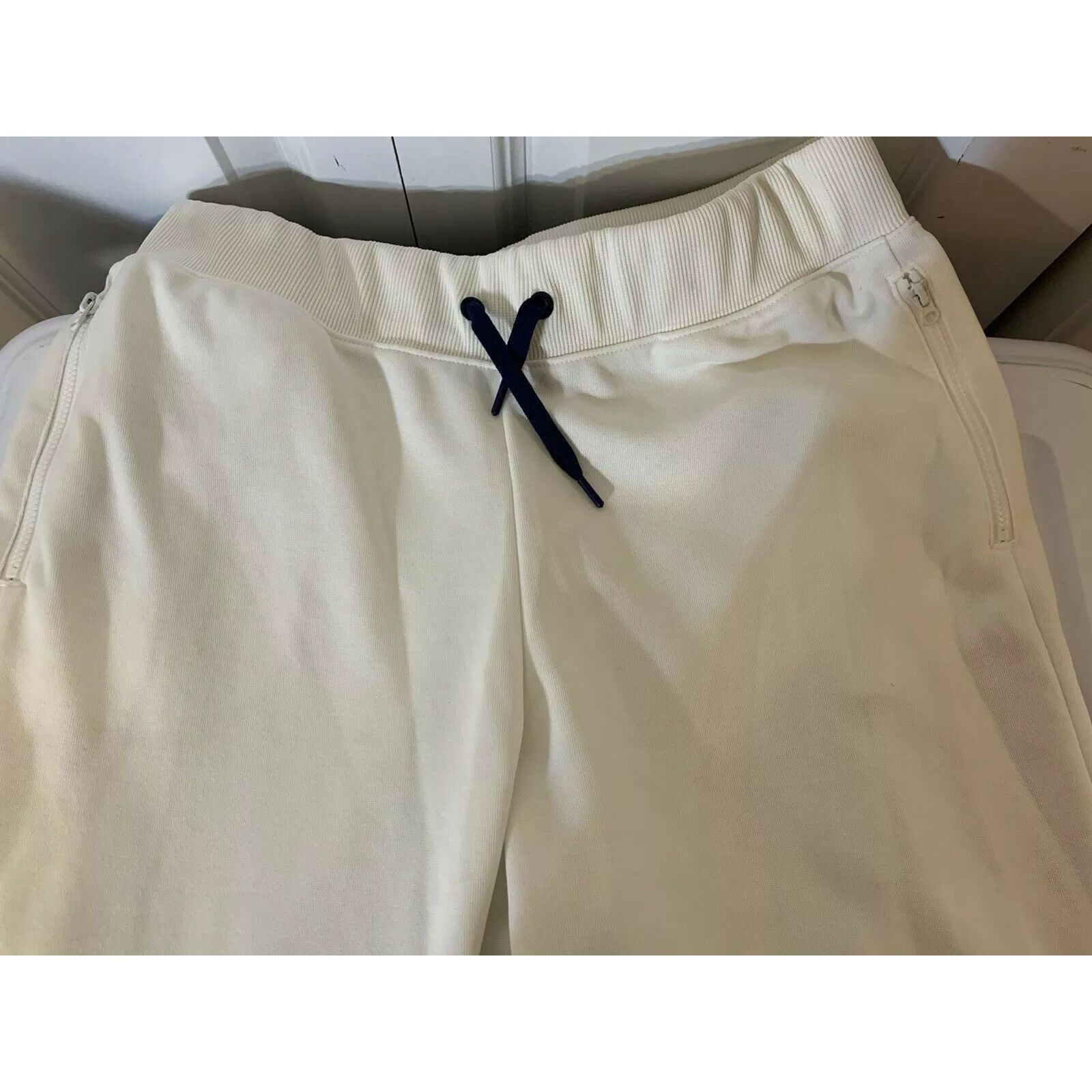 Nike Nike Women's Size L Jogging Pants Black Pink Stripe Drawstri Size 33" - 7 Thumbnail