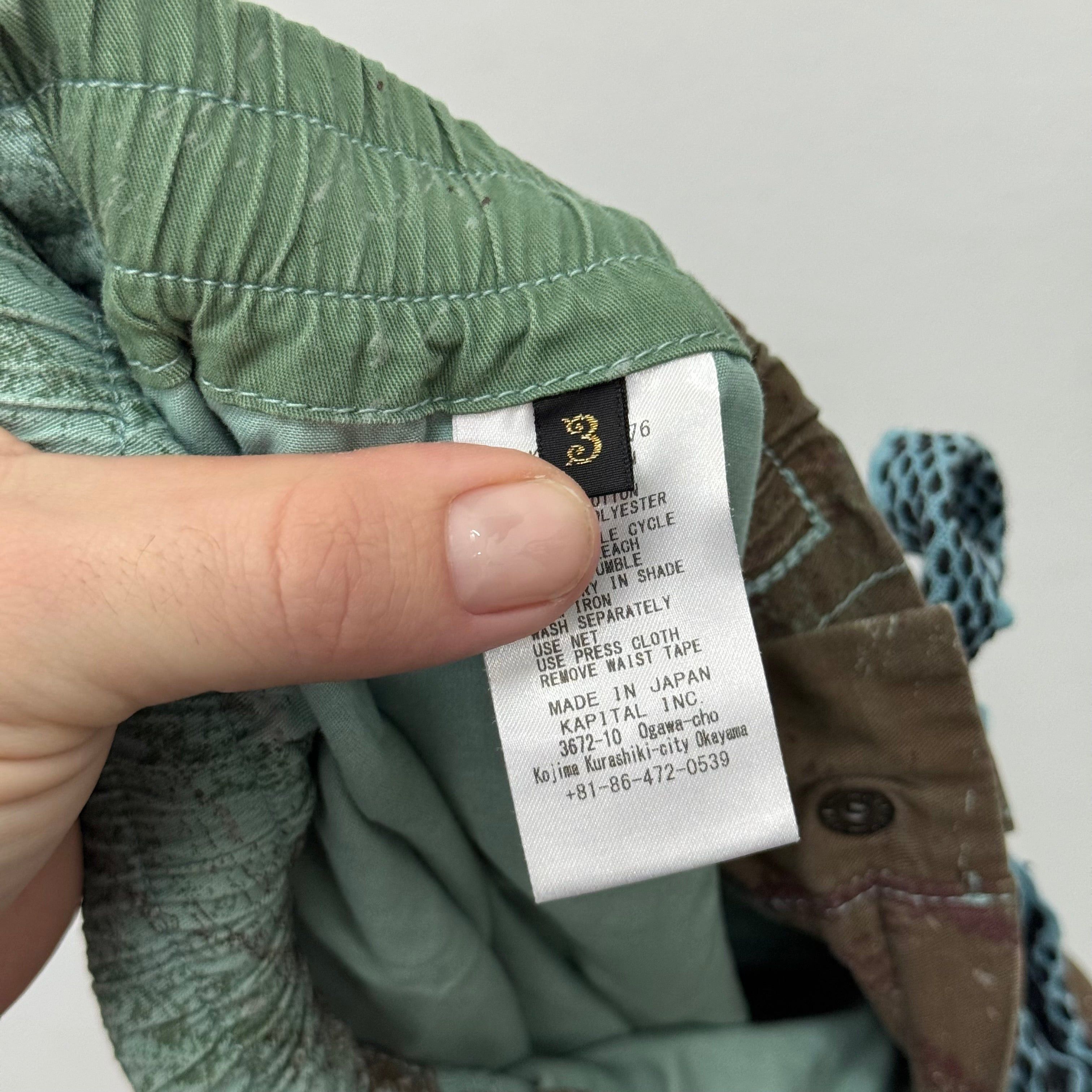 Kapital Kapital Brush Paint Cargo Pants - Size 3 (US L) Size US 32 / EU 48 - 5 Thumbnail