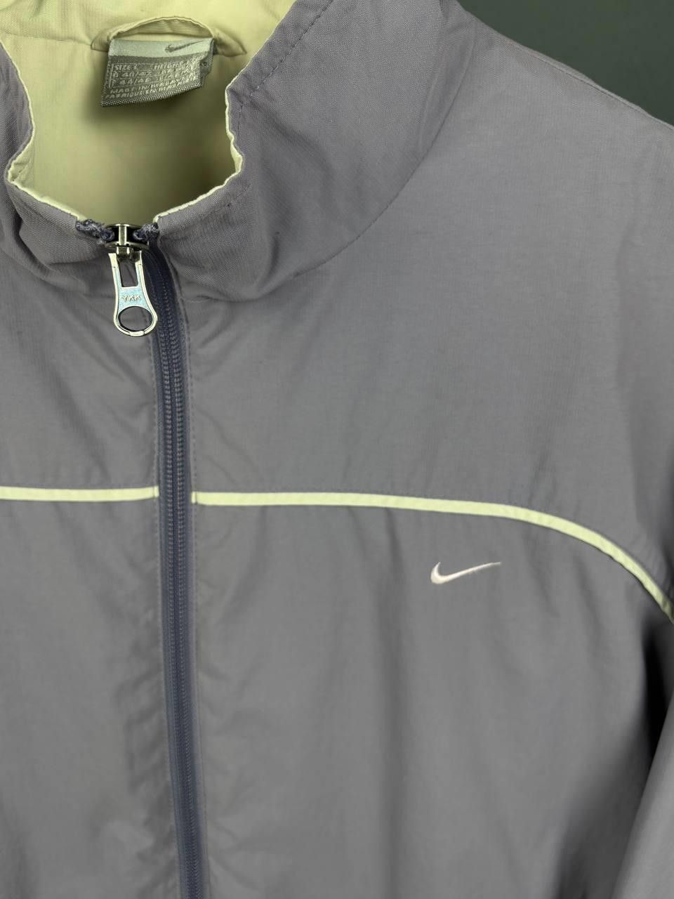 Nike Nike Windbreaker Jacket Size L Purple Beige Full Zip Vintage Size L / US 10 / IT 46 - 3 Thumbnail