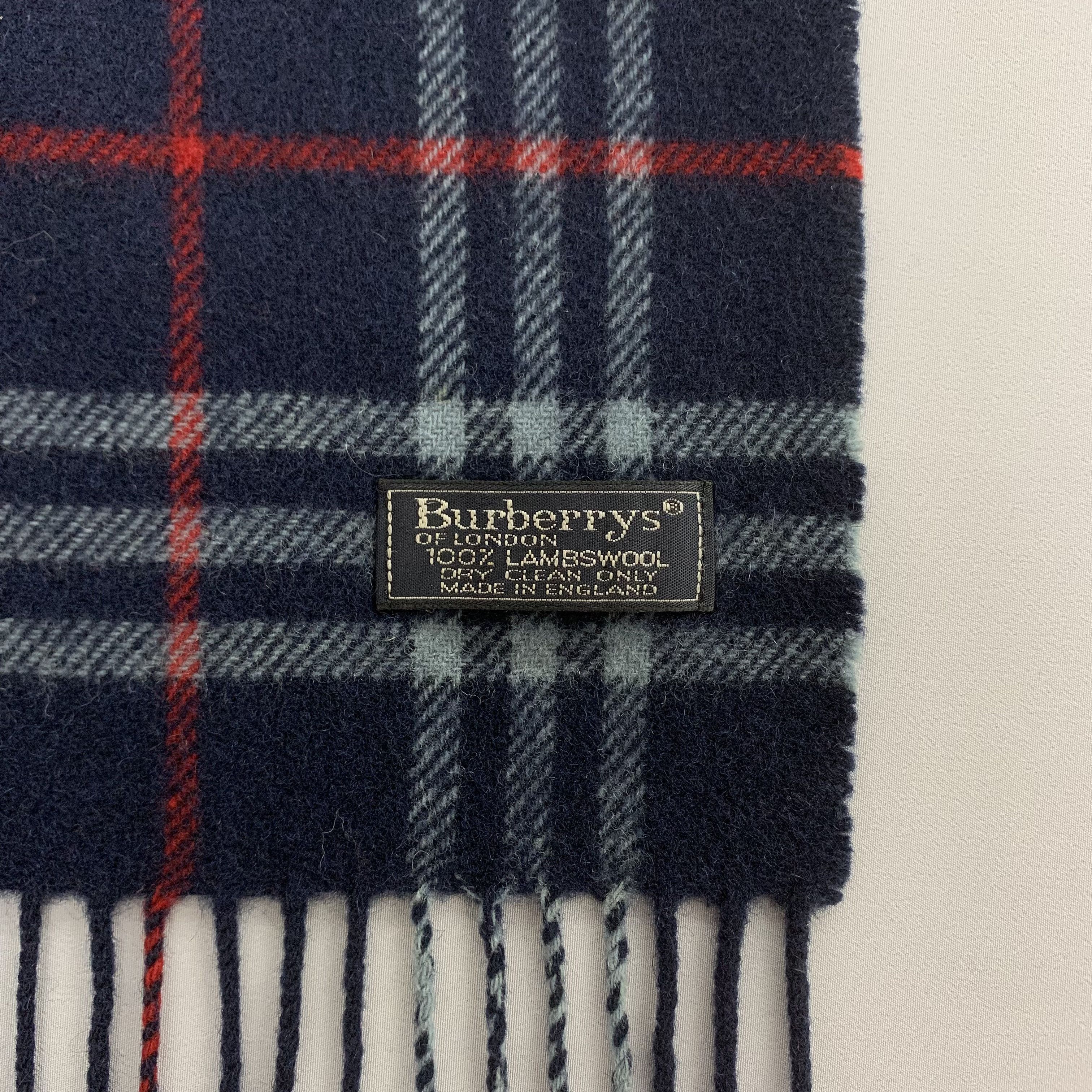 Burberry Burberrys Scarf Wool Muffler Neck Wrap BL1012 Size ONE SIZE - 5 Thumbnail