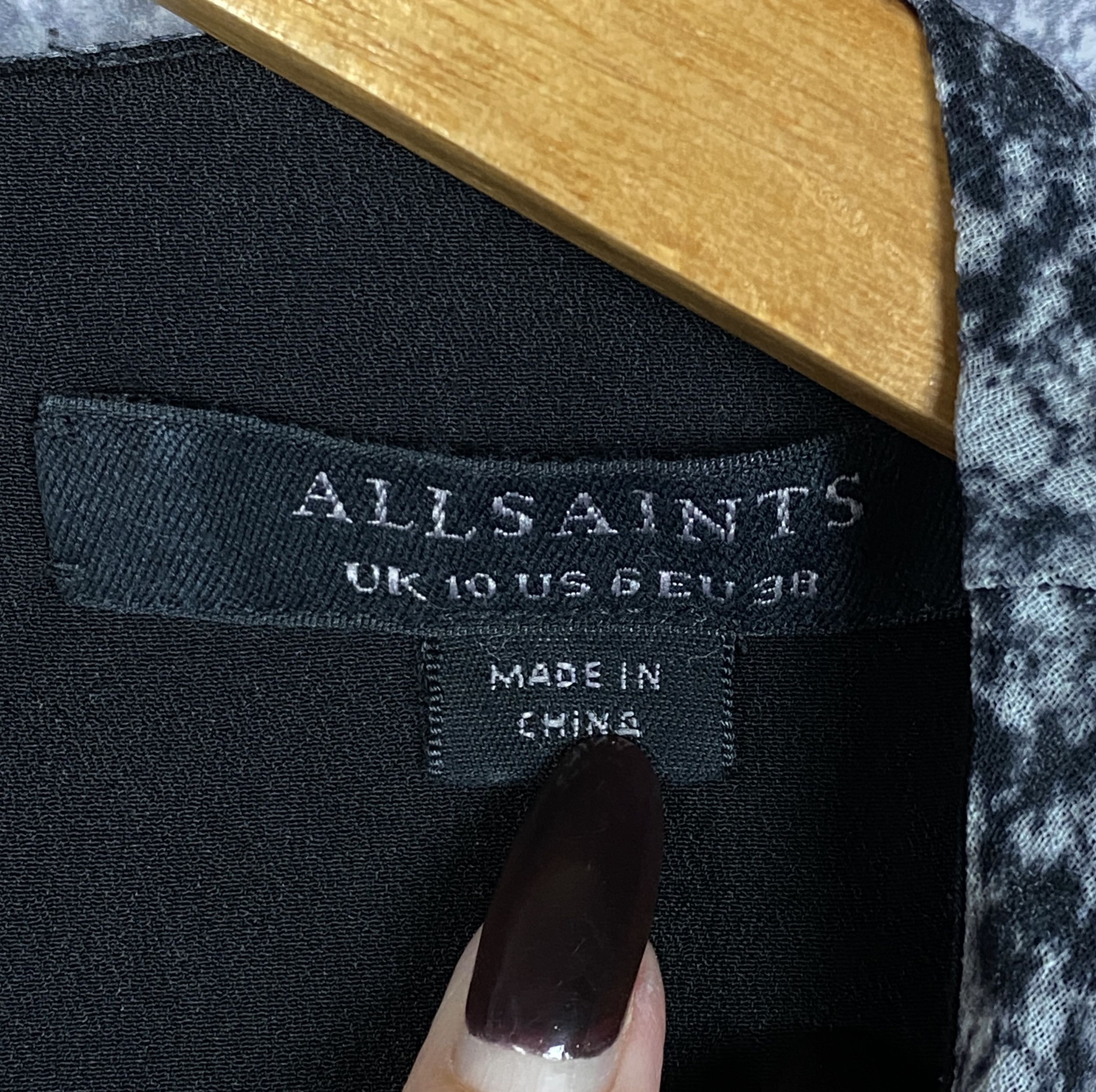 Allsaints Allsaints Dress Women's Size US 6 Gray Short Sleeve Size M / US 6-8 / IT 42-44 - 4 Thumbnail