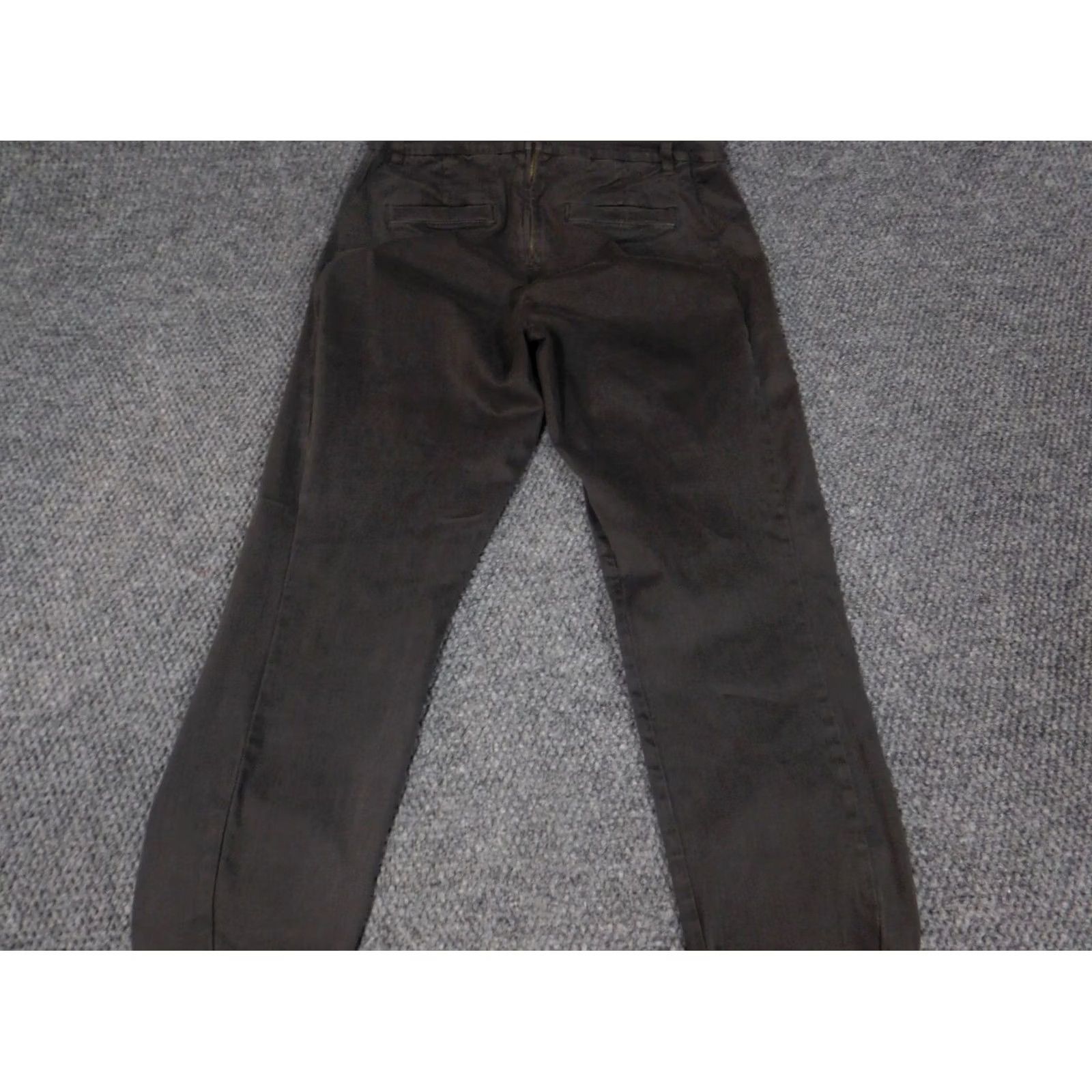 J.Crew J.CREW Womens Pants 8 Gray Straight City Fit Stretch Zip Khakis Regular Inseam 25in Women Vintage No Size 30" / US 8 / IT 44 - 5 Thumbnail