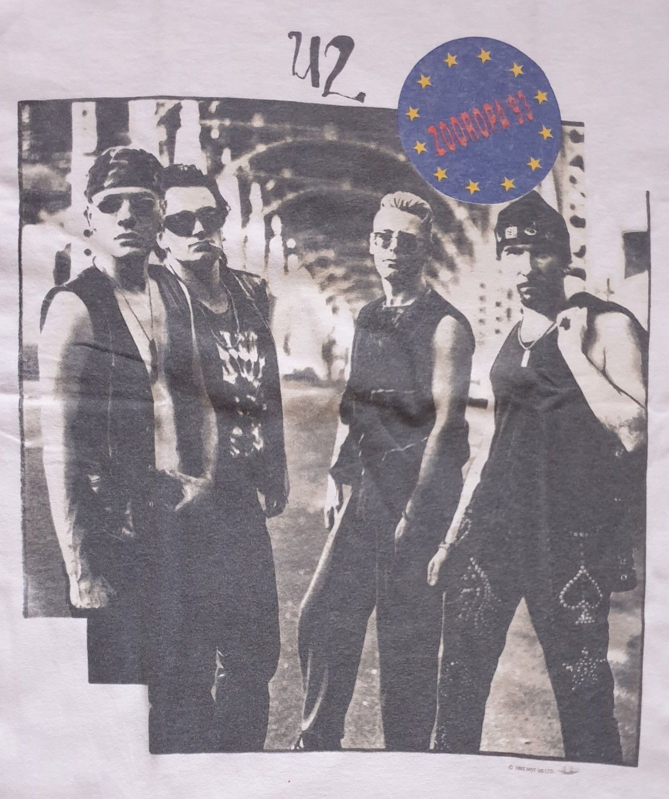 Band Tees × Fruit Of The Loom U2 - ZOOROPA TOUR 1993 Size US L / EU 52-54 / 3 - 1 Thumbnail