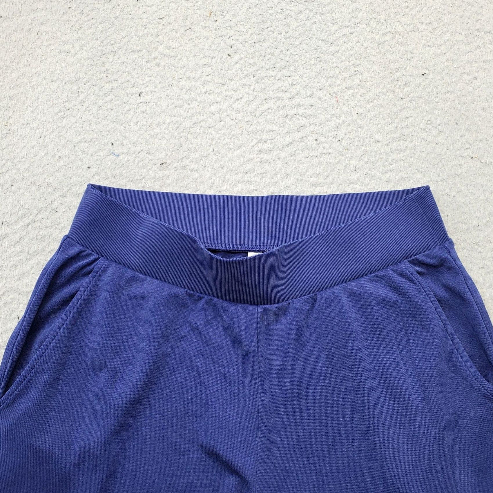 Fabletics Fabletics Womens Size S Blue Ankle Pants High Waisted Wide-Leg Stretch Comfort Pockets Casual Size 28" / US 6 / IT 42 - 8 Thumbnail