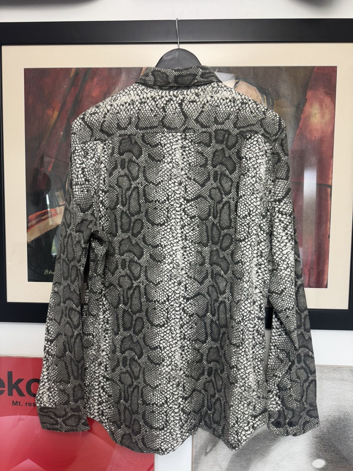 Supreme Supreme Snakeskin L/S Button Up Shirt Playboi Carti Rare Size US M / EU 48-50 / 2 - 3 Thumbnail