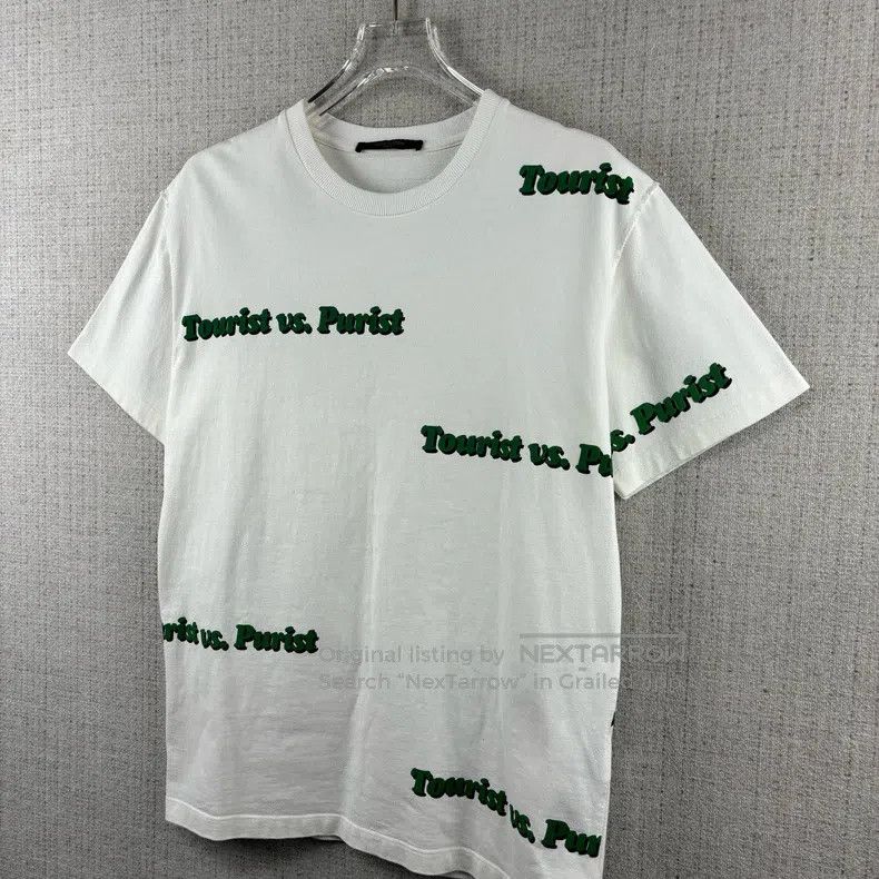 Louis Vuitton Flocked monogrammed crewneck short sleeves
