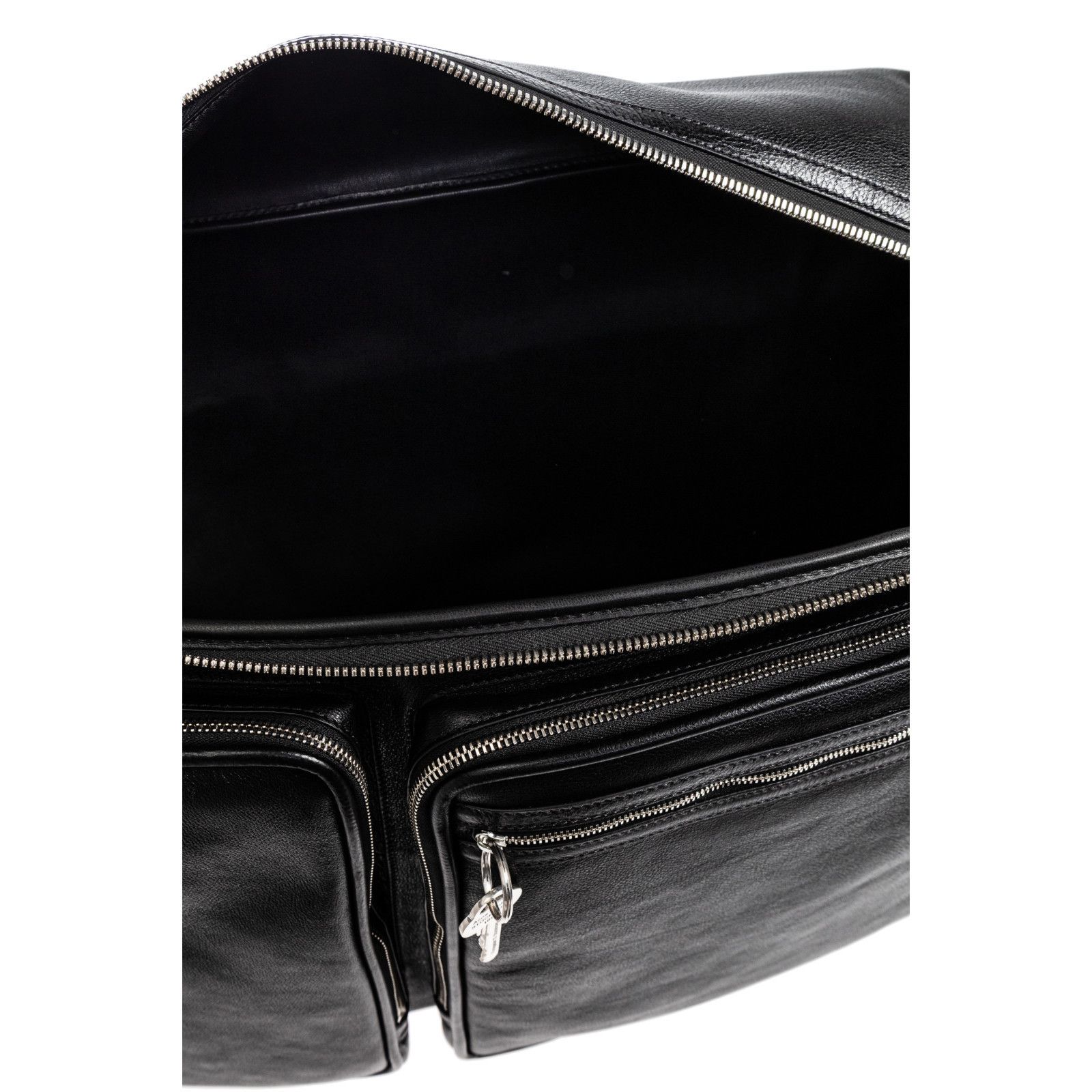 Acne Studios ACNE STUDIOS Multipocket Black Leather Shoulder Bag New & Au Size ONE SIZE - 4 Thumbnail