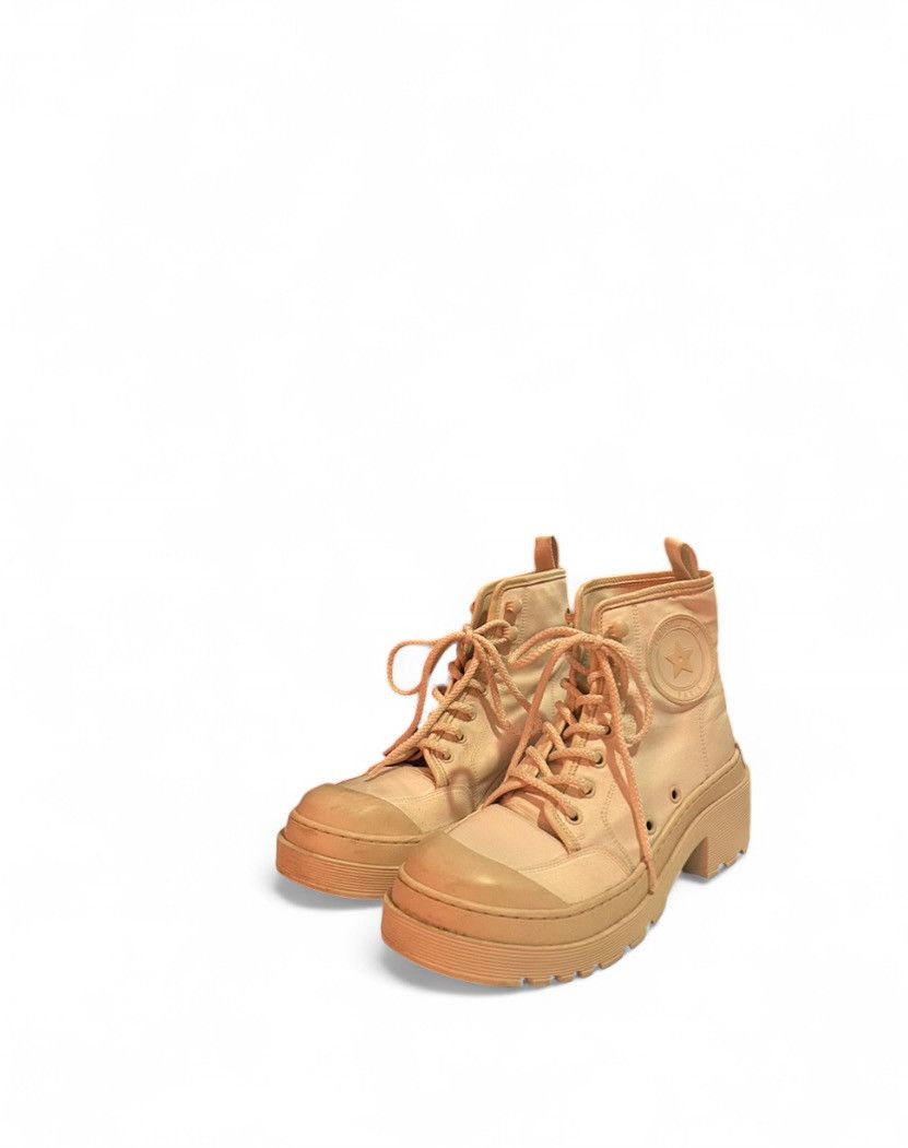 Dior Christian Dior D-Rise Lace up canvas boots Size US 7 / IT 37 - 1 Thumbnail