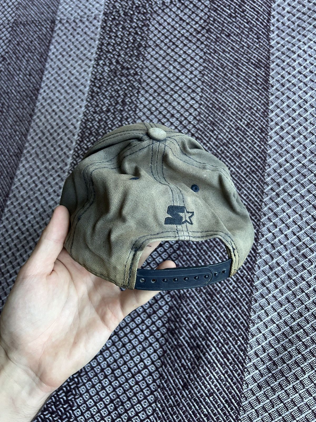 Carhartt Vintage Carhartt Starter Black Label Logo Faded Cap Size ONE SIZE - 4 Thumbnail