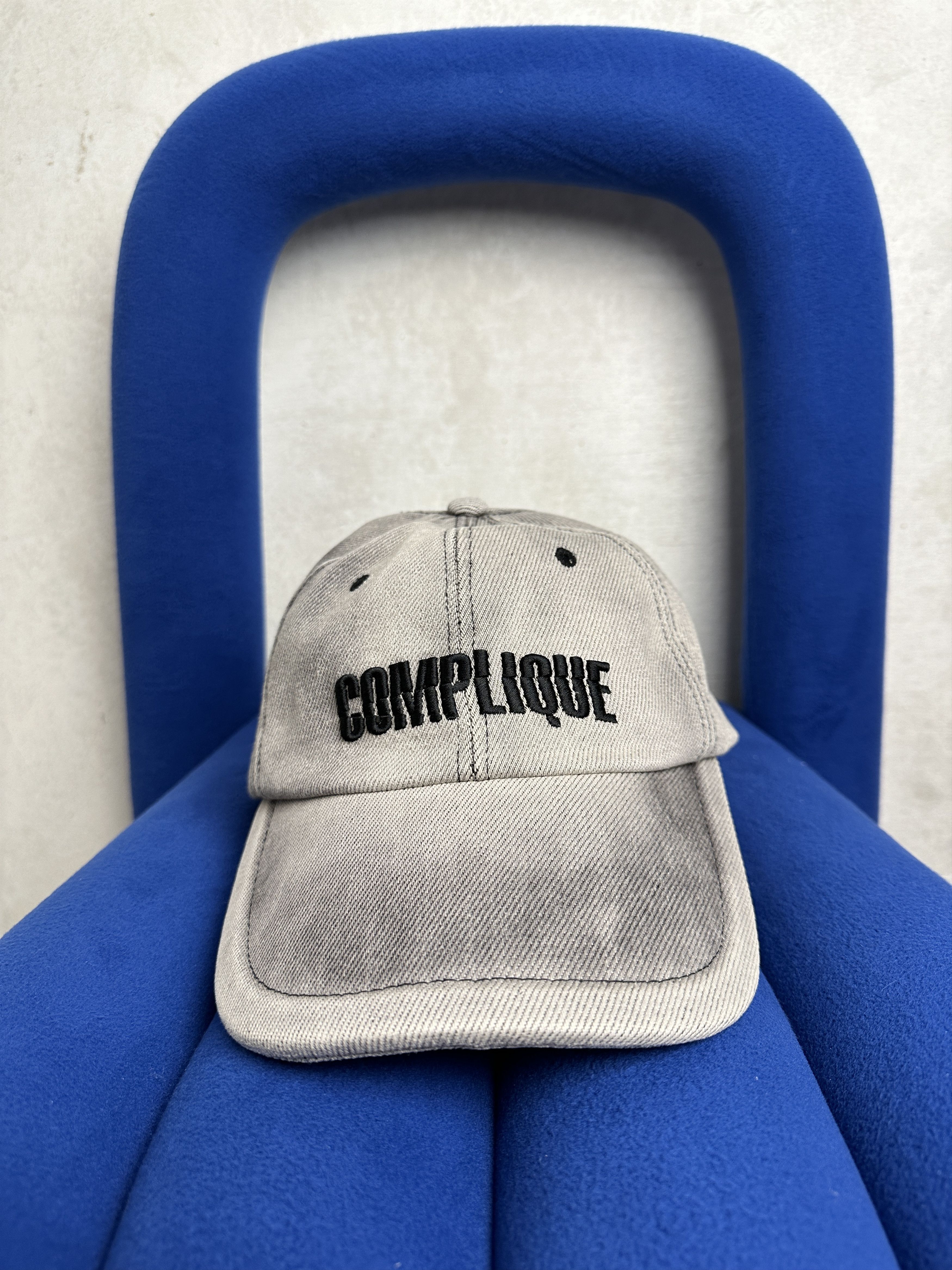 Juun.J JUUN.J Gray 'Complique' Cap Size ONE SIZE - 4 Thumbnail