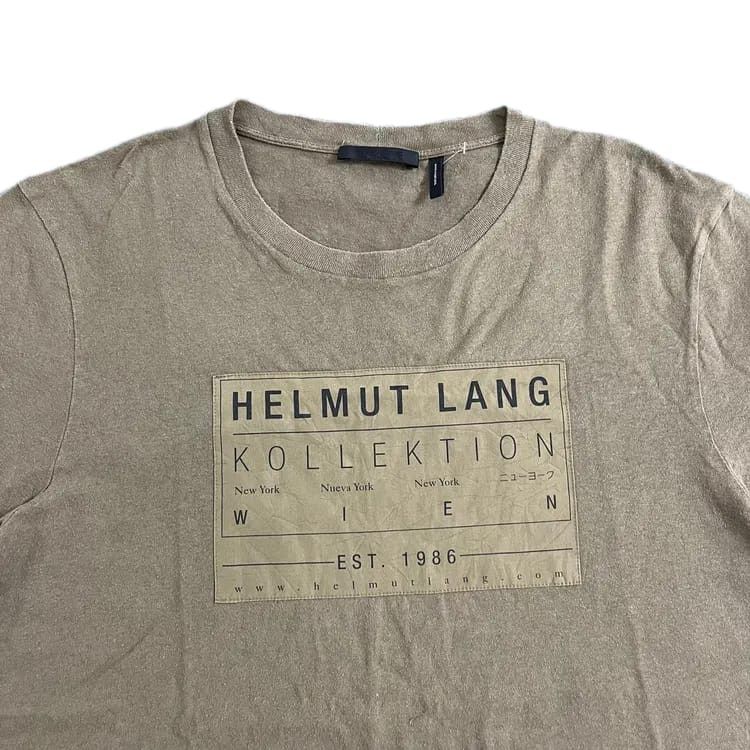 Helmut Lang Helmut Lang Kollektion Logo Patch Tshirt Size US M / EU 48-50 / 2 - 2 Thumbnail