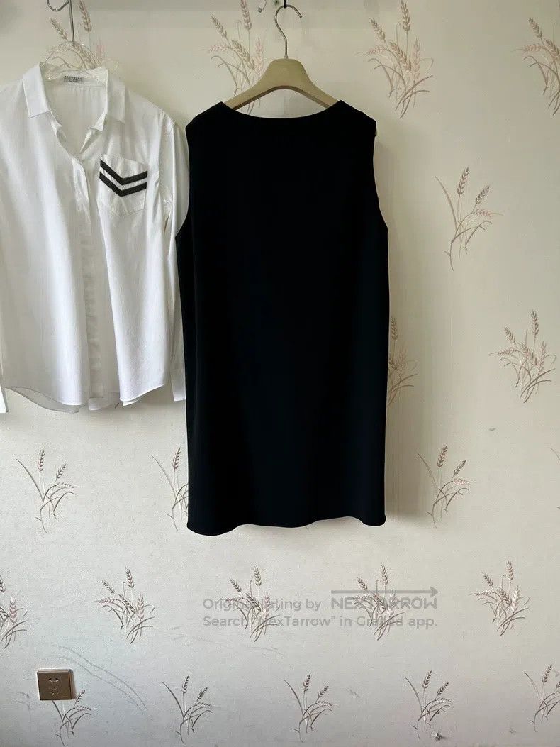 The Row The row Black Straight-Up Dress Size L / US 10 / IT 46 - 2 Thumbnail