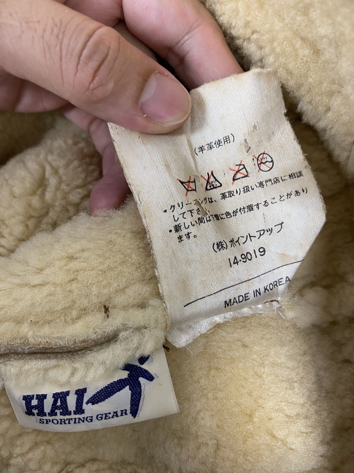Hai Sporting Gear Hai Sporting Gear Issey Shearling B3 Patch Work Jacket Size US M / EU 48-50 / 2 - 8 Thumbnail