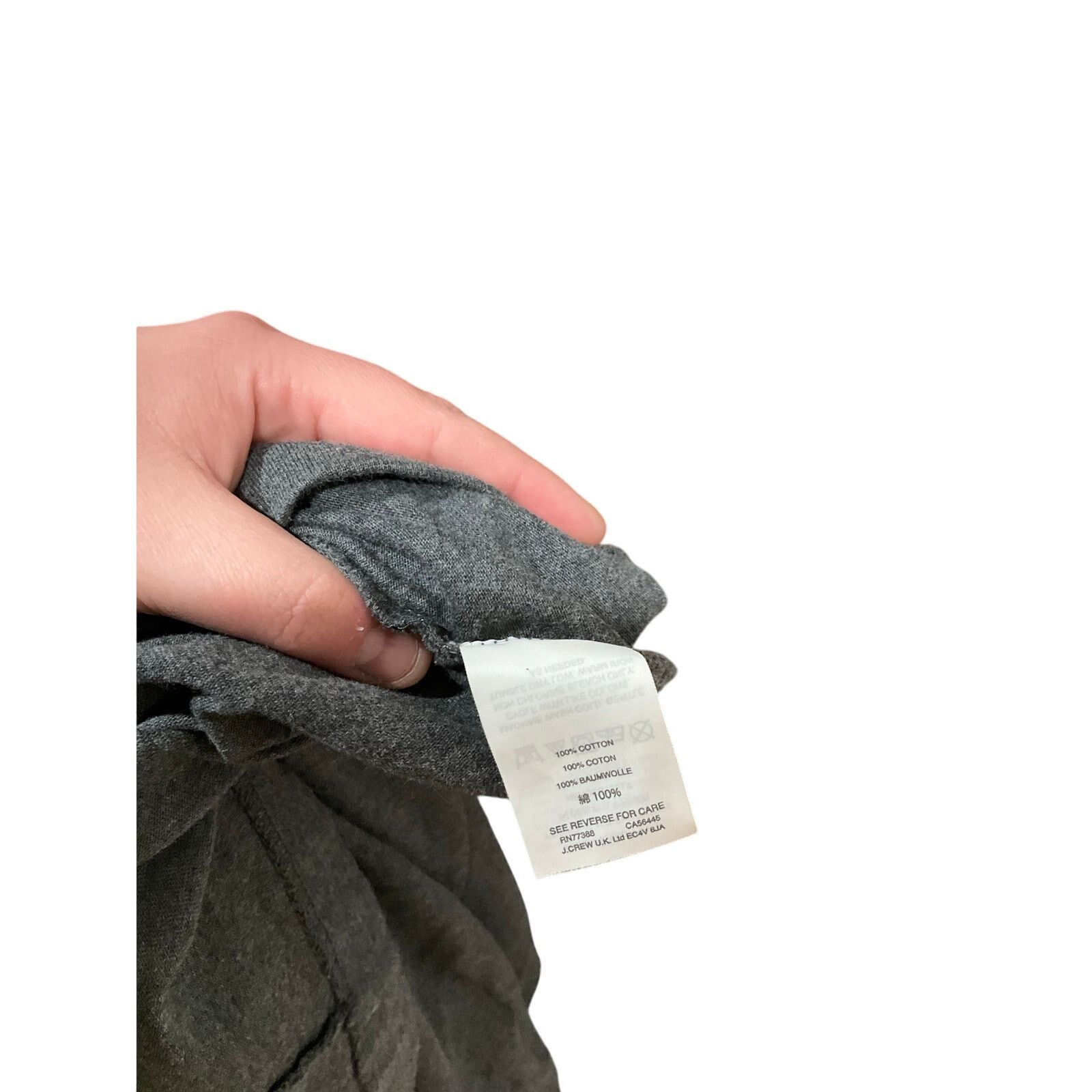 J.Crew J. Crew Dress Women Gray 2 100% Cotton Size XS / US 0-2 / IT 36-38 - 4 Thumbnail