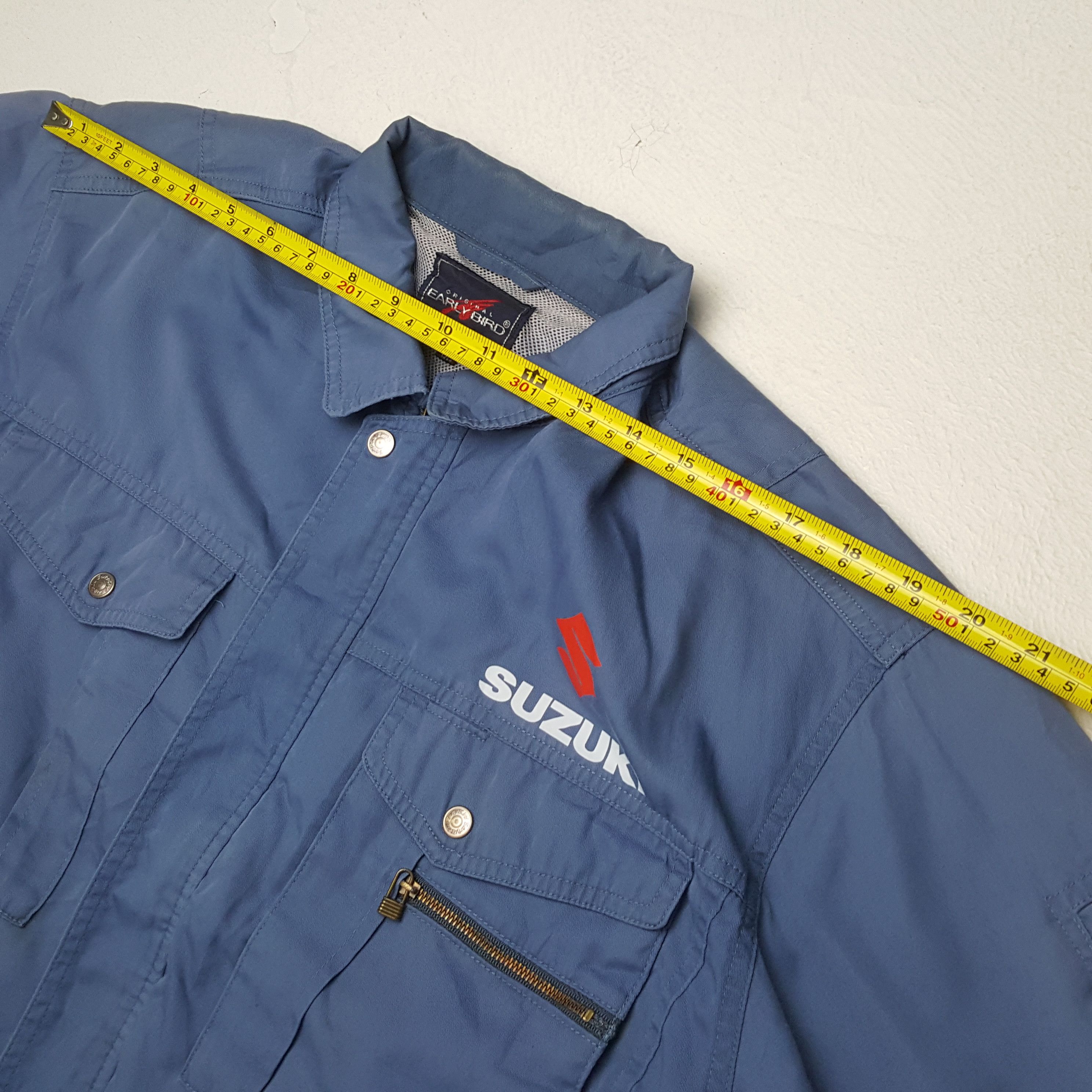 Vintage SUZUKI Japanese Motorsports Workwear Custom Art Jacket Size US L / EU 52-54 / 3 - 5 Thumbnail