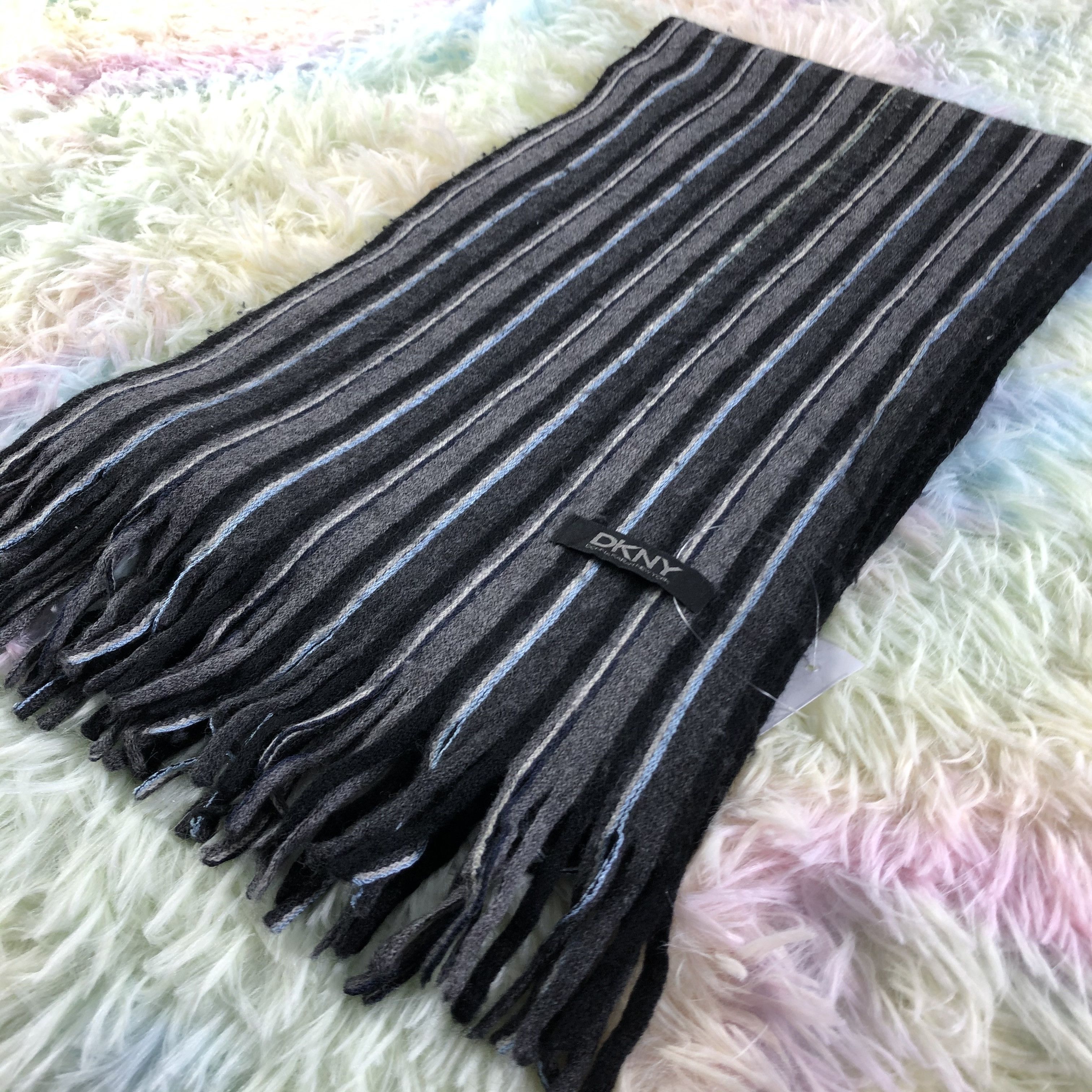DKNY × Vintage DKNY Scarf / Muffler / Neckwear - KM393 Size ONE SIZE - 4 Thumbnail