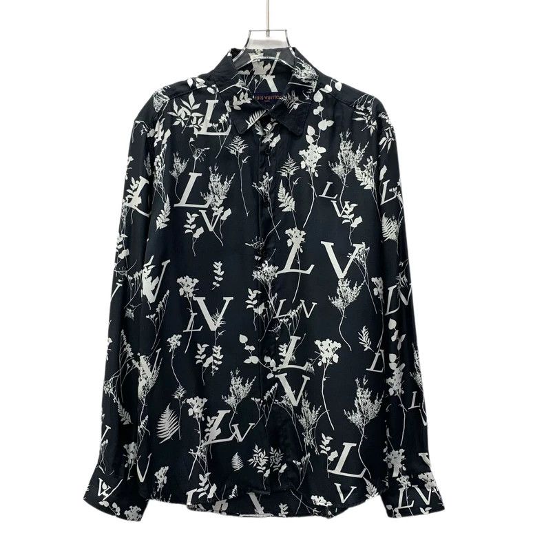 Louis Vuitton Louis Vuitton Black logo monogram floral print mulberry si Size US M / EU 48-50 / 2 - 1 Thumbnail