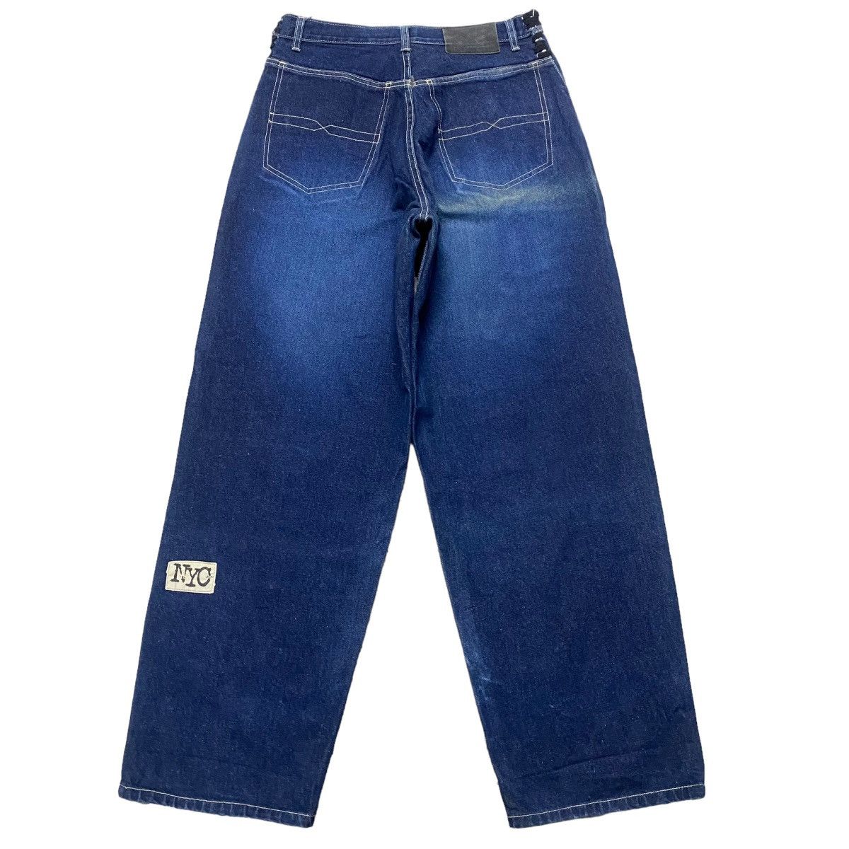 Sean John Vintage Y2K Sean John Denim Baggy Jeans Patchwork Size US 32 / EU 48 - 2 Thumbnail