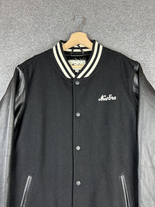 new era varsity jacket men