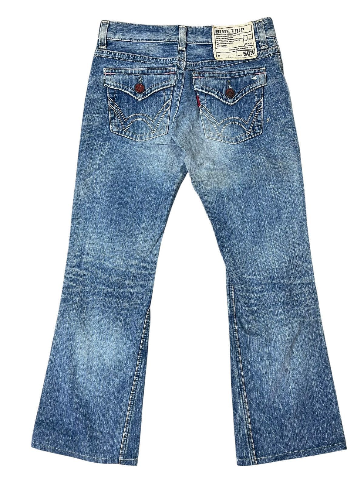 Edwin Vintage Edwin Blue Trip 503 Jeans Streetwear Size 29" - 2 Thumbnail