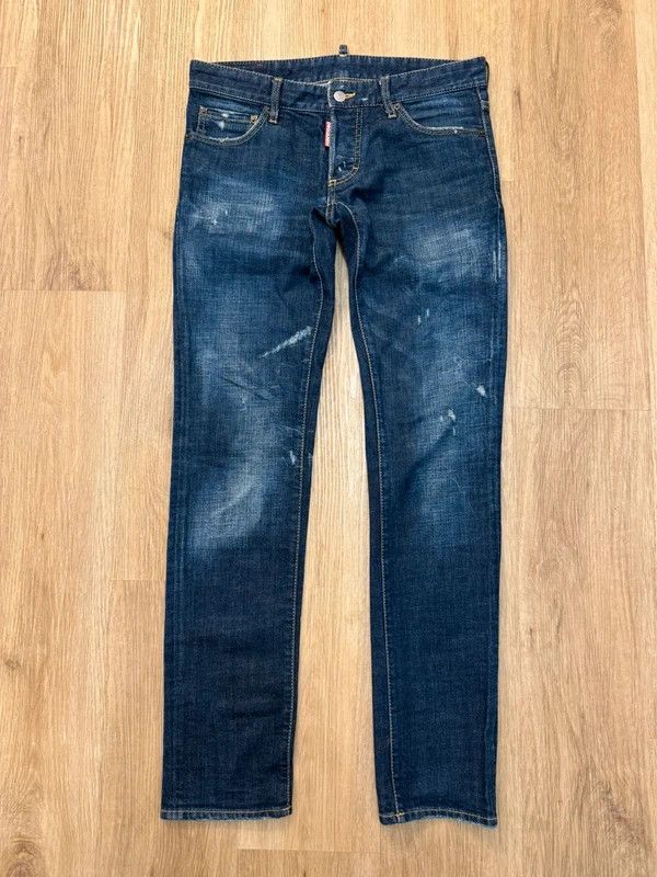 Dsquared2 Dsquared2 Slim Jean Jeans Italy size 46 Navy Denim like new Size US 30 / EU 46 - 1 Thumbnail