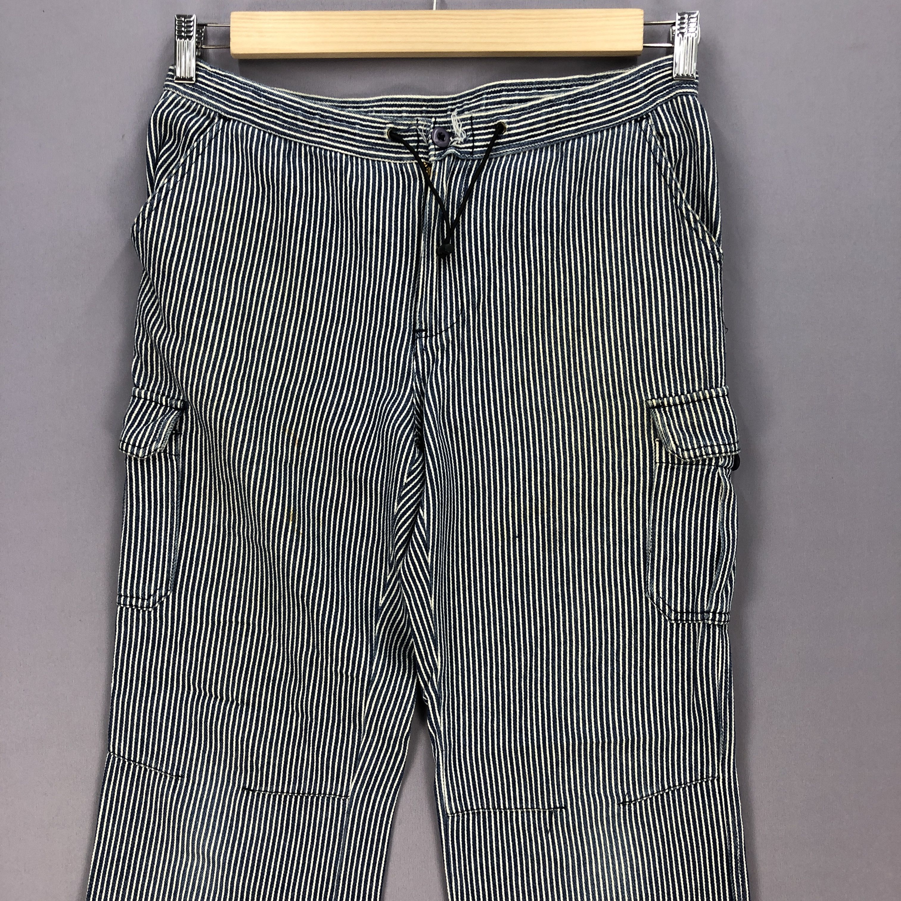 Japanese Brand Vintage Japanese Paracute Trouser Multi Pocket Cargo Pants Size US 30 / EU 46 - 3 Thumbnail
