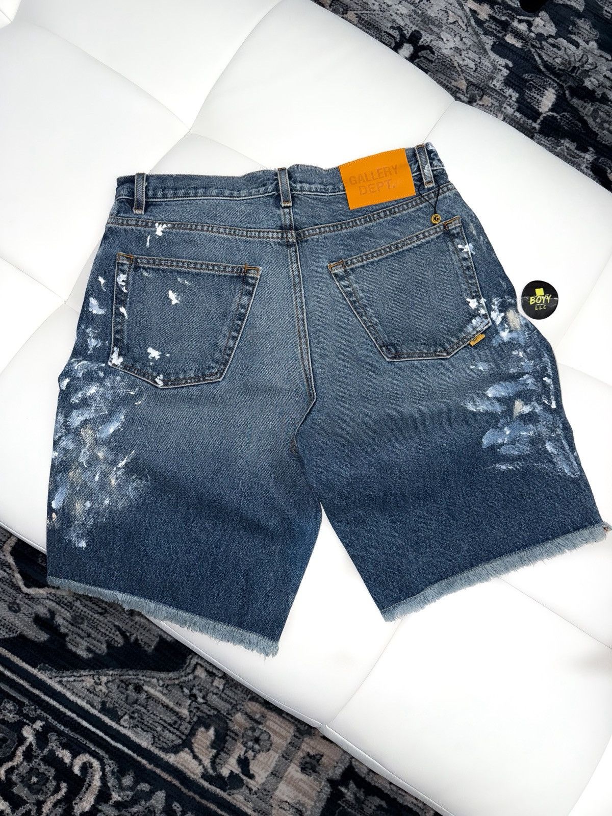 Gallery Dept. GALLERY DEPT PAINT SPLATTER DENIM SHORTS Size US 36 / EU 52 - 2 Thumbnail