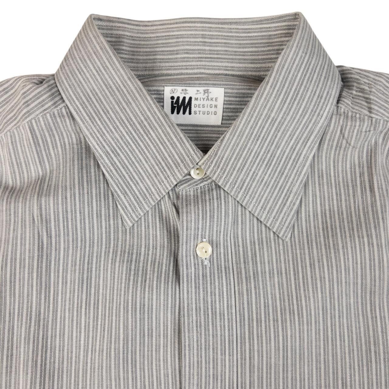 Issey Miyake Vintage Issey Miyake Striped Long Sleeve Button Shirt Size L Size US L / EU 52-54 / 3 - 3 Thumbnail