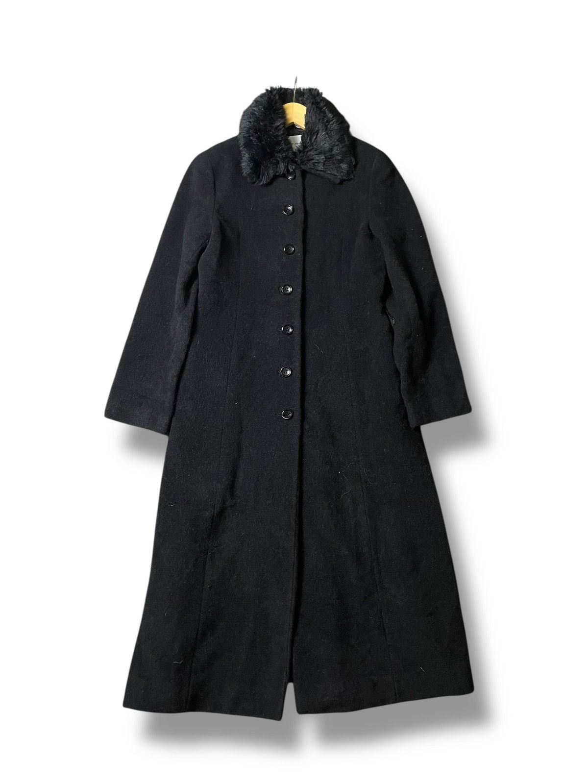 Japanese Brand × Seditionaries × Vintage Peyton Place Brand Mink Fur Wool Long Coat (113) Size US XXS / EU 40 - 1 Thumbnail