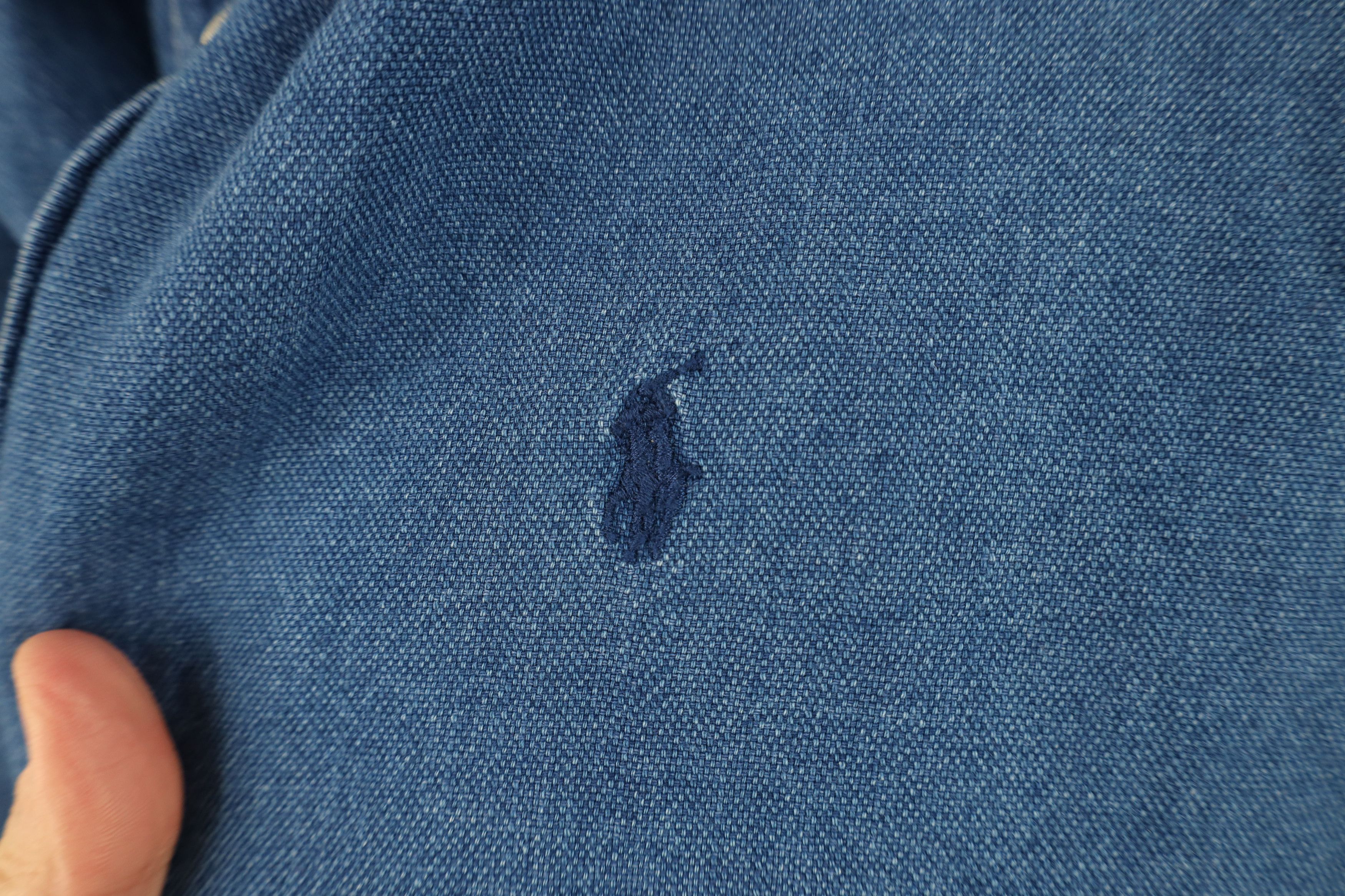Ralph Lauren Vintage Ralph Lauren Short Sleeve Button Down Shirt Blue Size US M / EU 48-50 / 2 - 4 Thumbnail