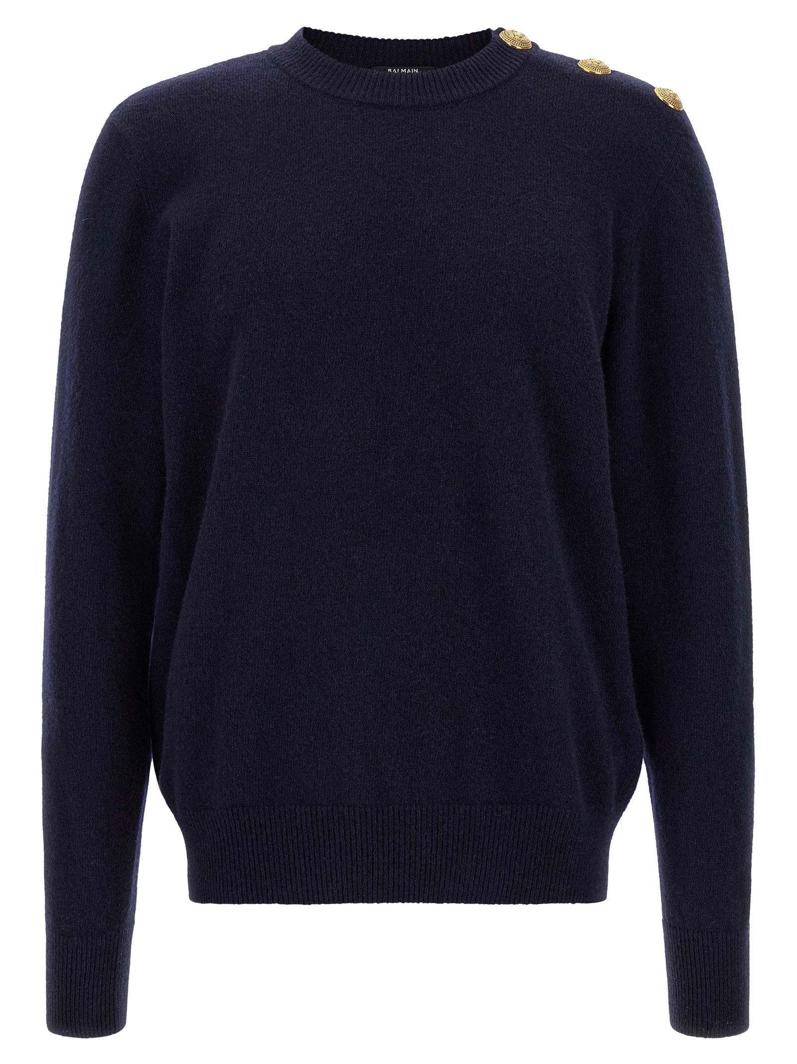 Balmain 'Leone Catena' Button Sweater Size US XL / EU 56 / 4 - 1 Thumbnail