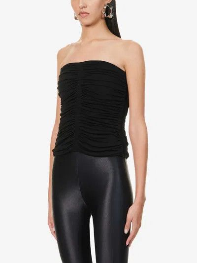 Saint Laurent Paris o1y0126 Blouse in Black Size M / US 6-8 / IT 42-44 - 5 Thumbnail