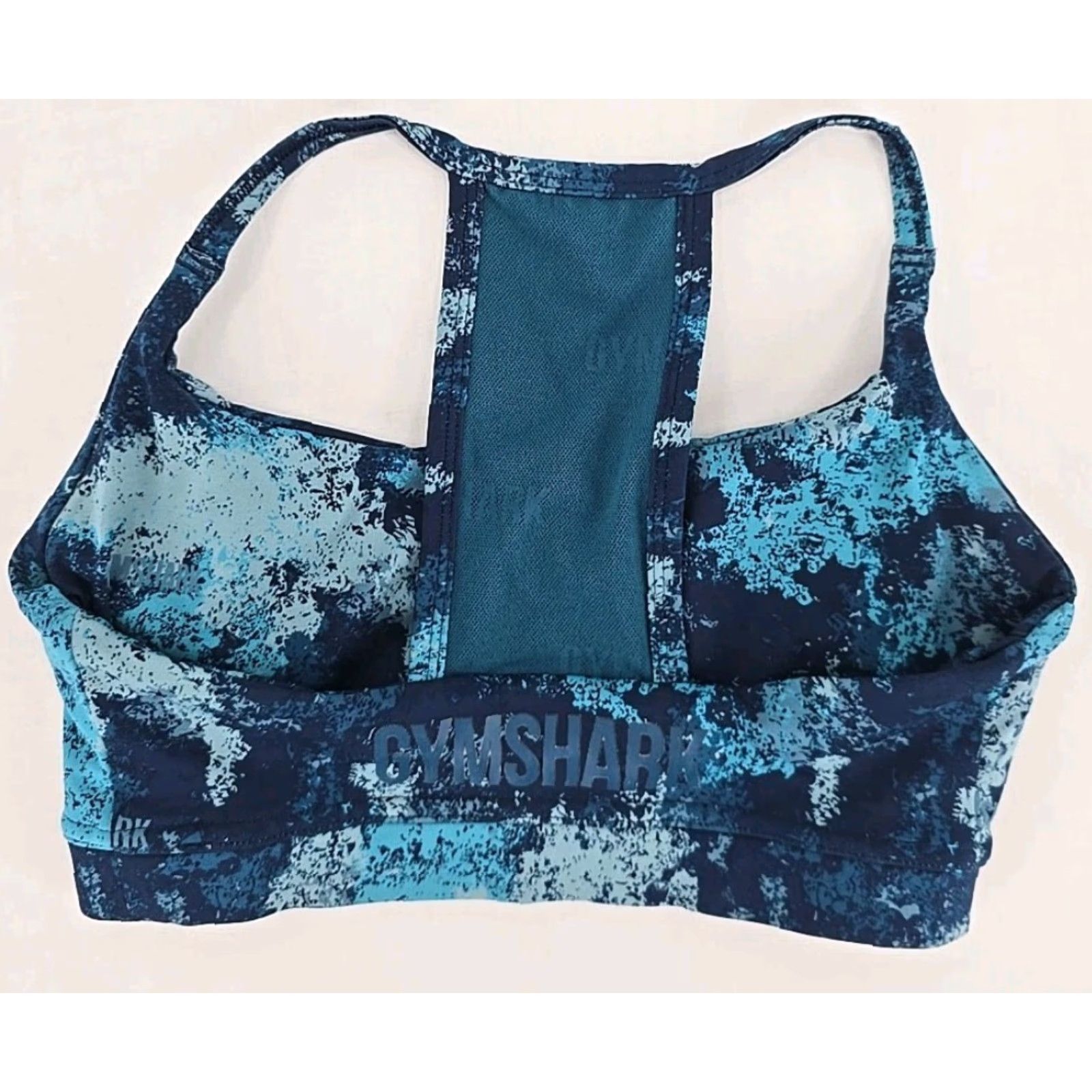 Gymshark Gymshark Sports Bra - Women - XS - Seamless, Padded Slots - Navy and Blue - Racerback, Pullover - Activewear - Gray Size ONE SIZE - 2 Thumbnail